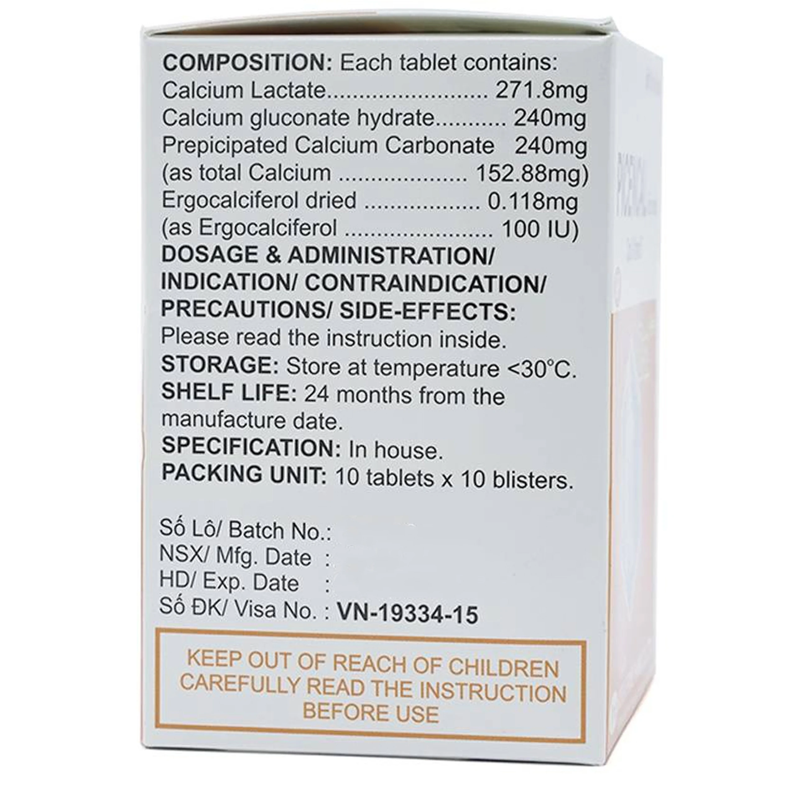 Thuốc Picencal Korea Prime phòng và điều trị bệnh loãng xương (10 vỉ x 10 viên)