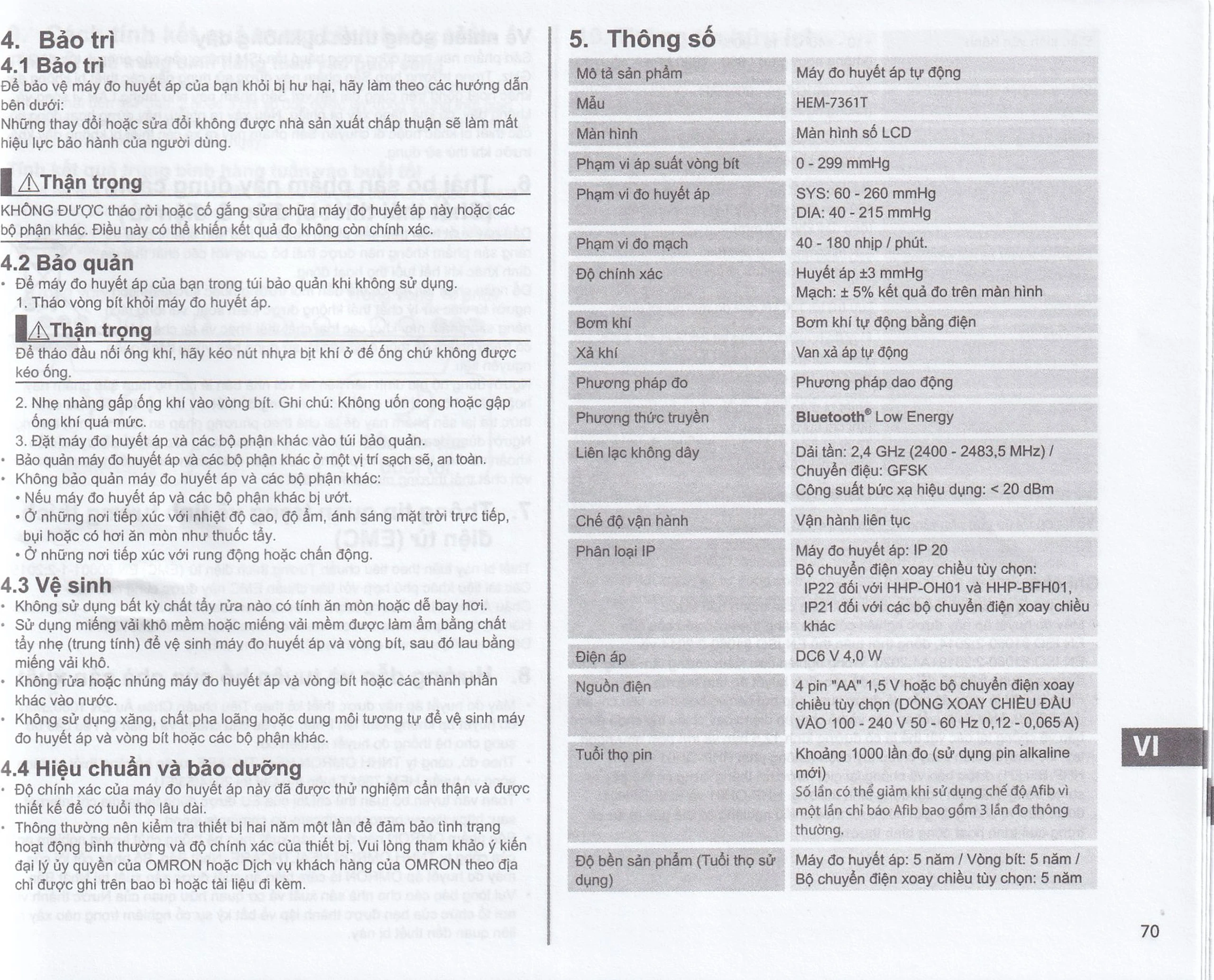 Máy đo huyết áp bắp tay Omron HEM 7361T Afib hỗ trợ đo huyết áp, cảnh báo đột quỵ