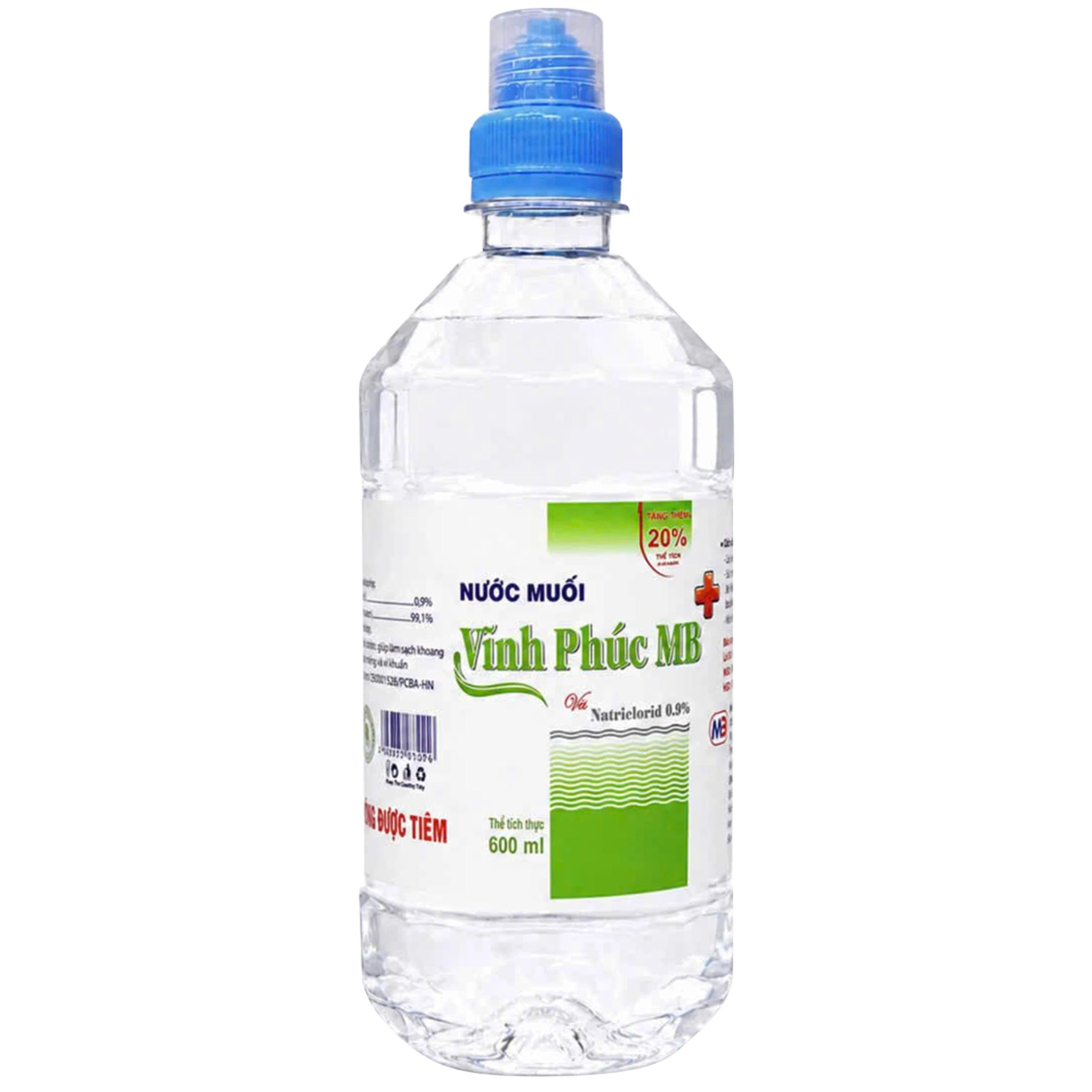 Nước muối Vĩnh Phúc Smiles 600ml natri clorid 0.9 giúp làm sạch răng, khử mùi hôi miệng 4