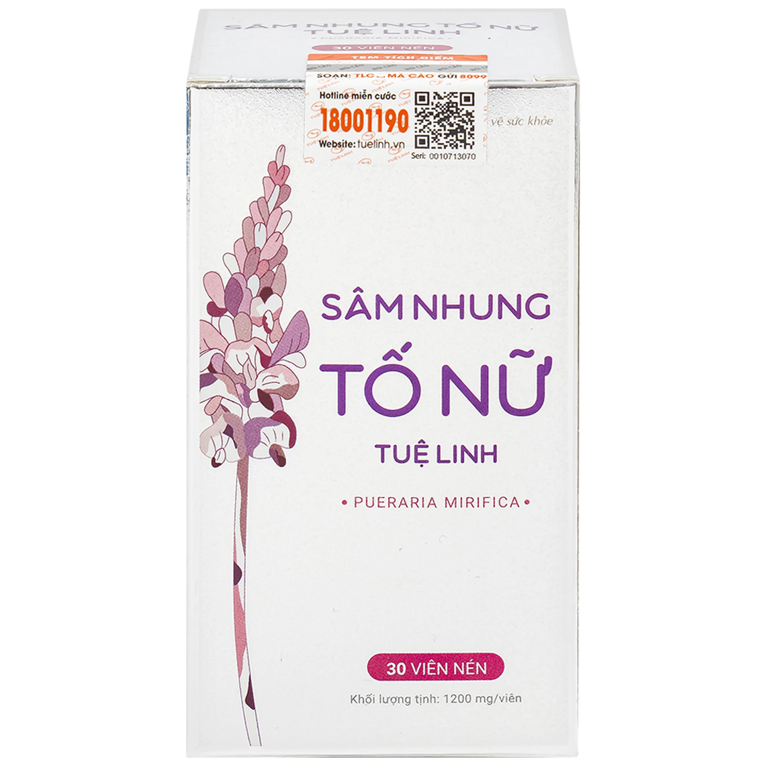 Viên hỗ trợ tăng cường nội tiết tố nữ Sâm Nhung Tố Nữ Tuệ Linh (30 viên)