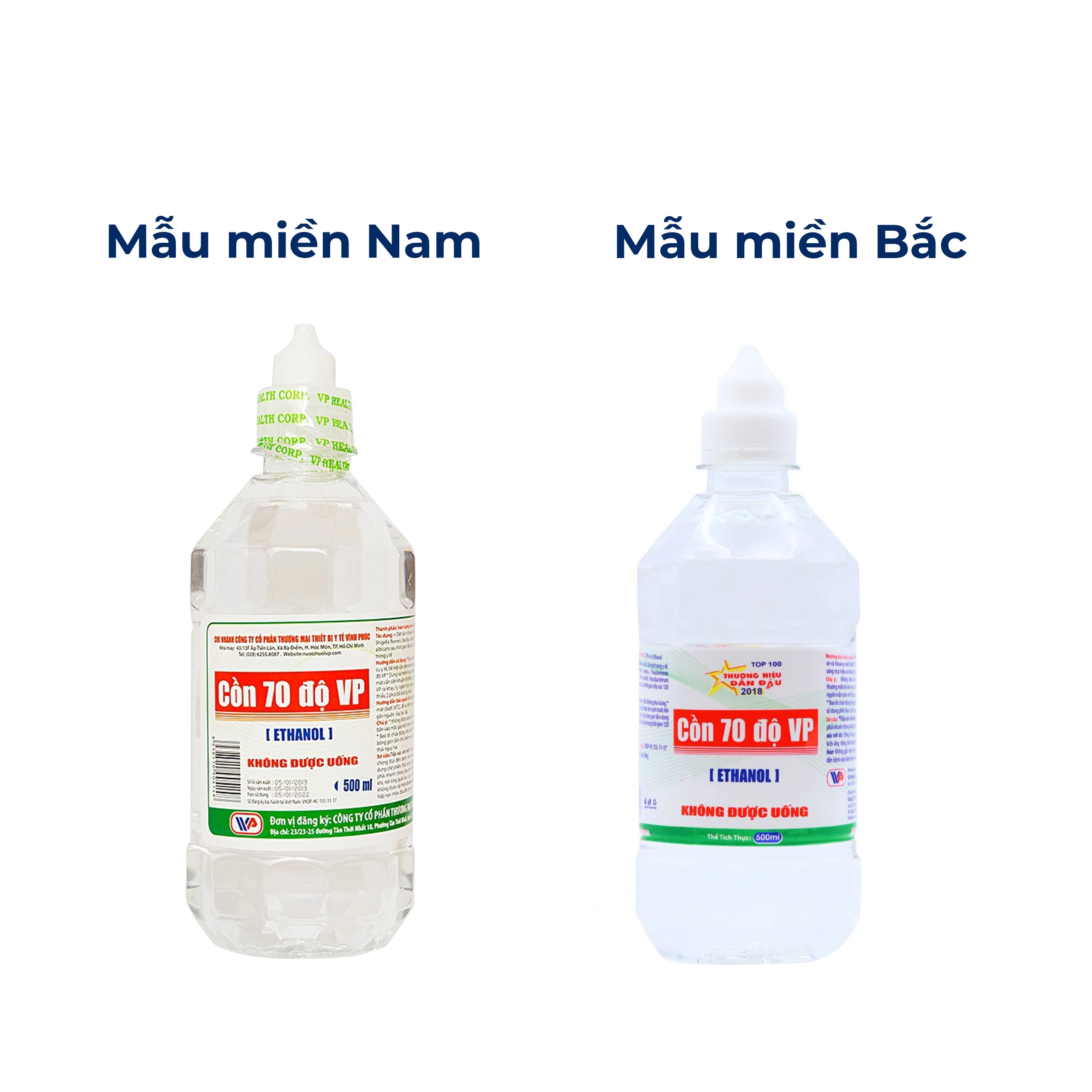 Cồn 70 độ Vĩnh Phúc 500ml dùng sát trùng da và tiệt trùng dụng cụ y tế