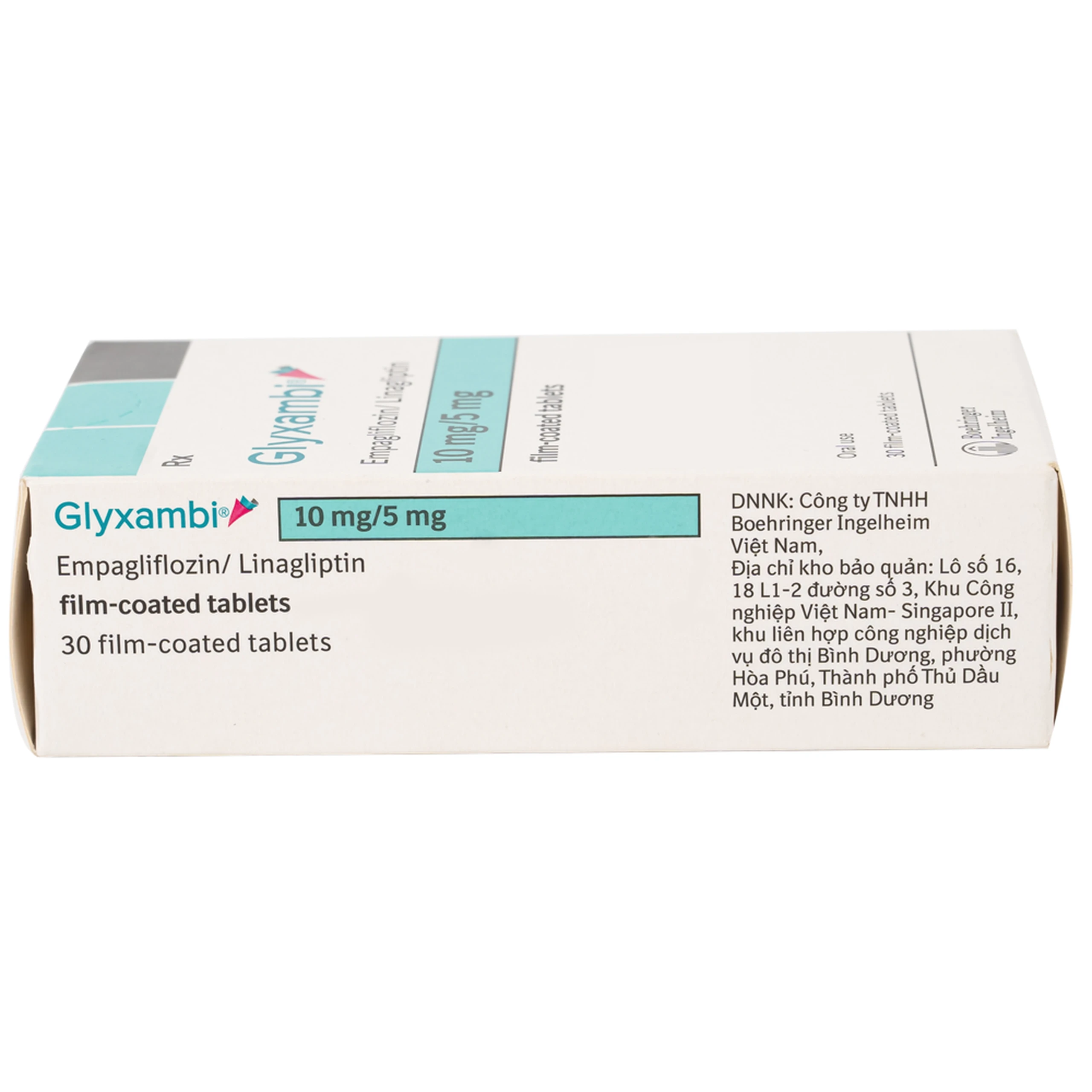 Thuốc Glyxambi 10mg/5mg Boehringer điều trị đái tháo đường típ 2 (3 vỉ x 10 viên)