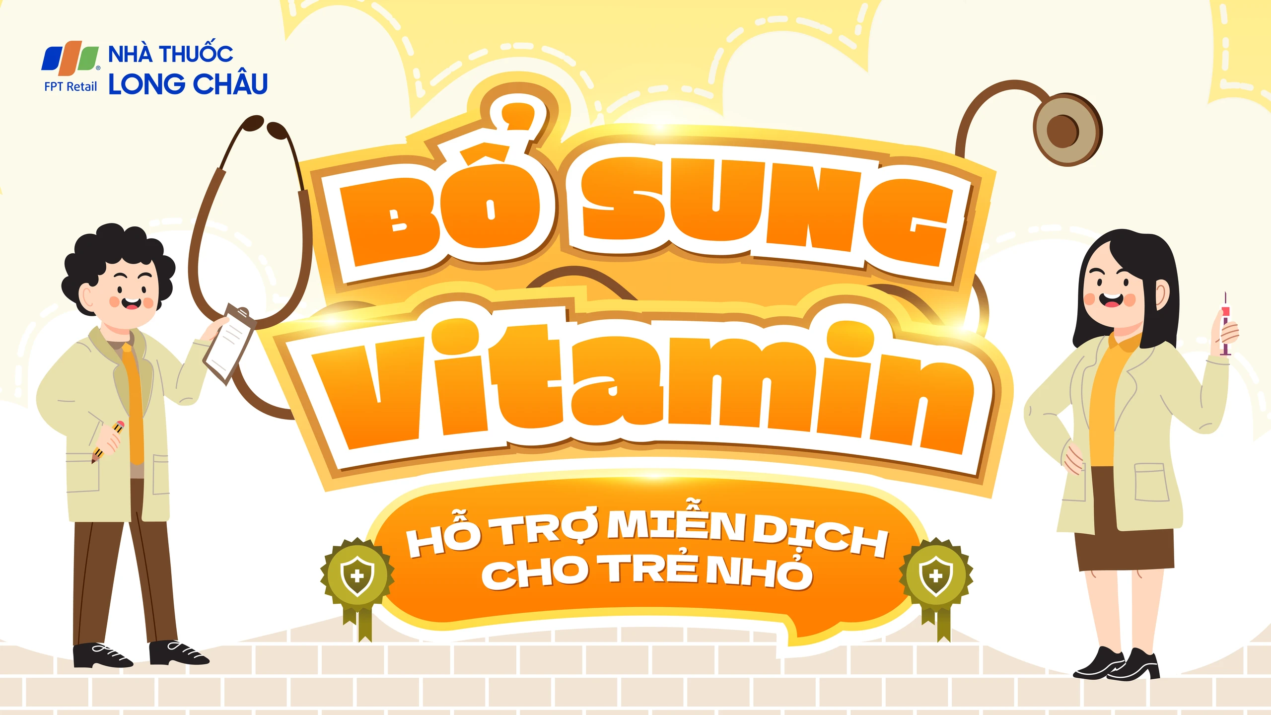 Bổ sung vitamin - Hỗ trợ miễn dịch cho trẻ nhỏ