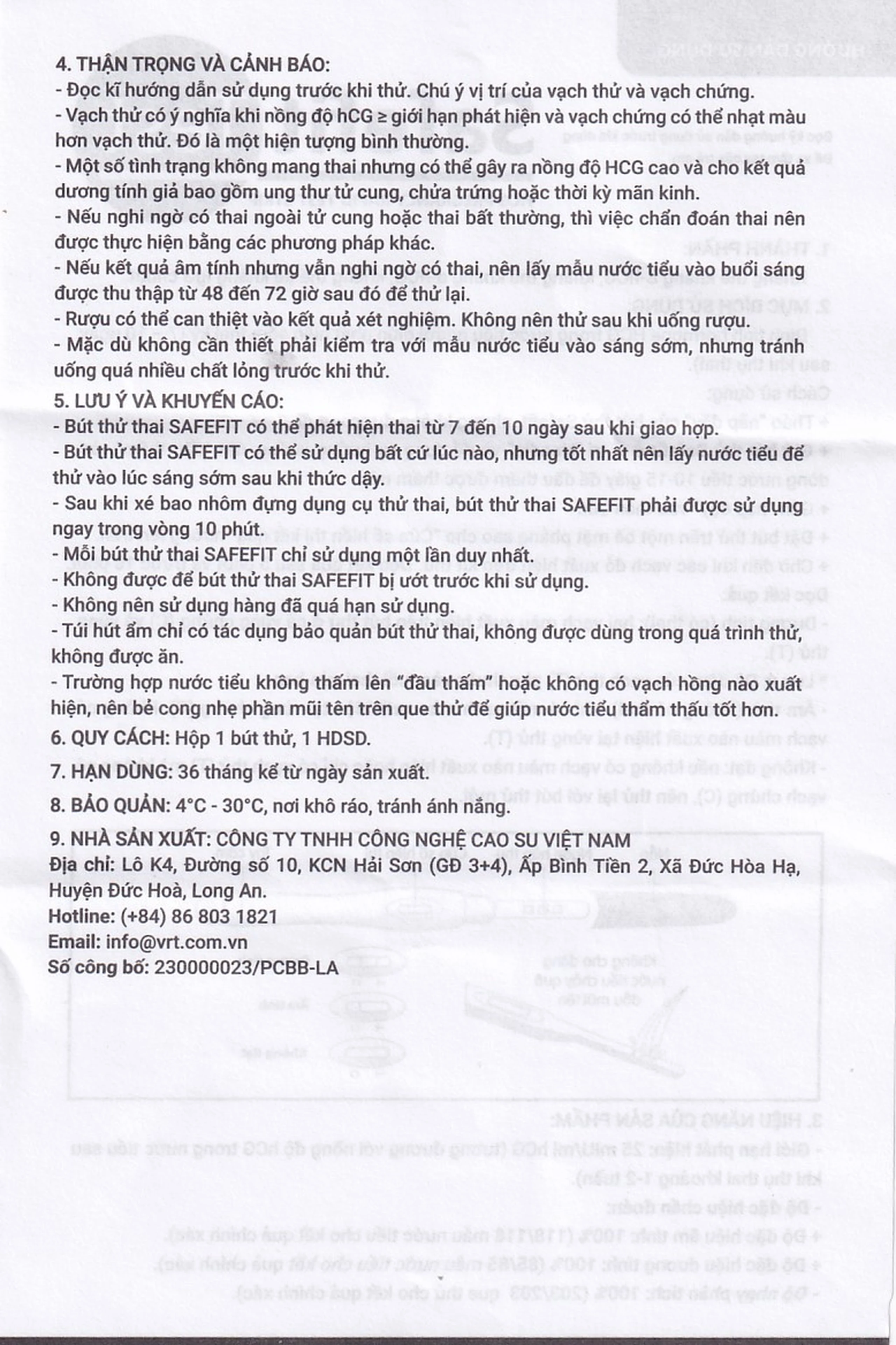 Que thử thai Safefit Test dạng bút giúp phát hiện sớm thai kỳ sau 7-10 ngày thụ thai