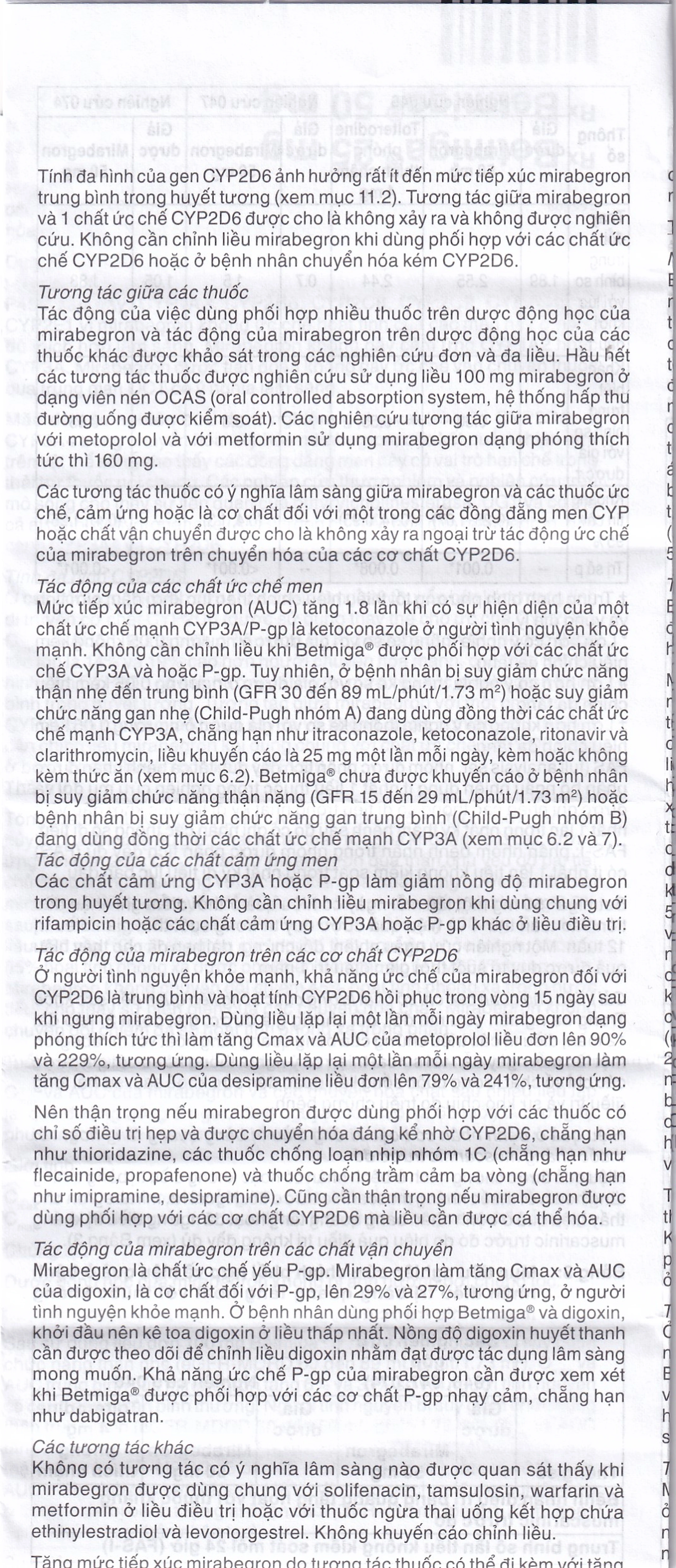 Thuốc Betmiga 50mg Astellas điều trị triệu chứng tiểu gấp (3 vỉ x 10 viên)