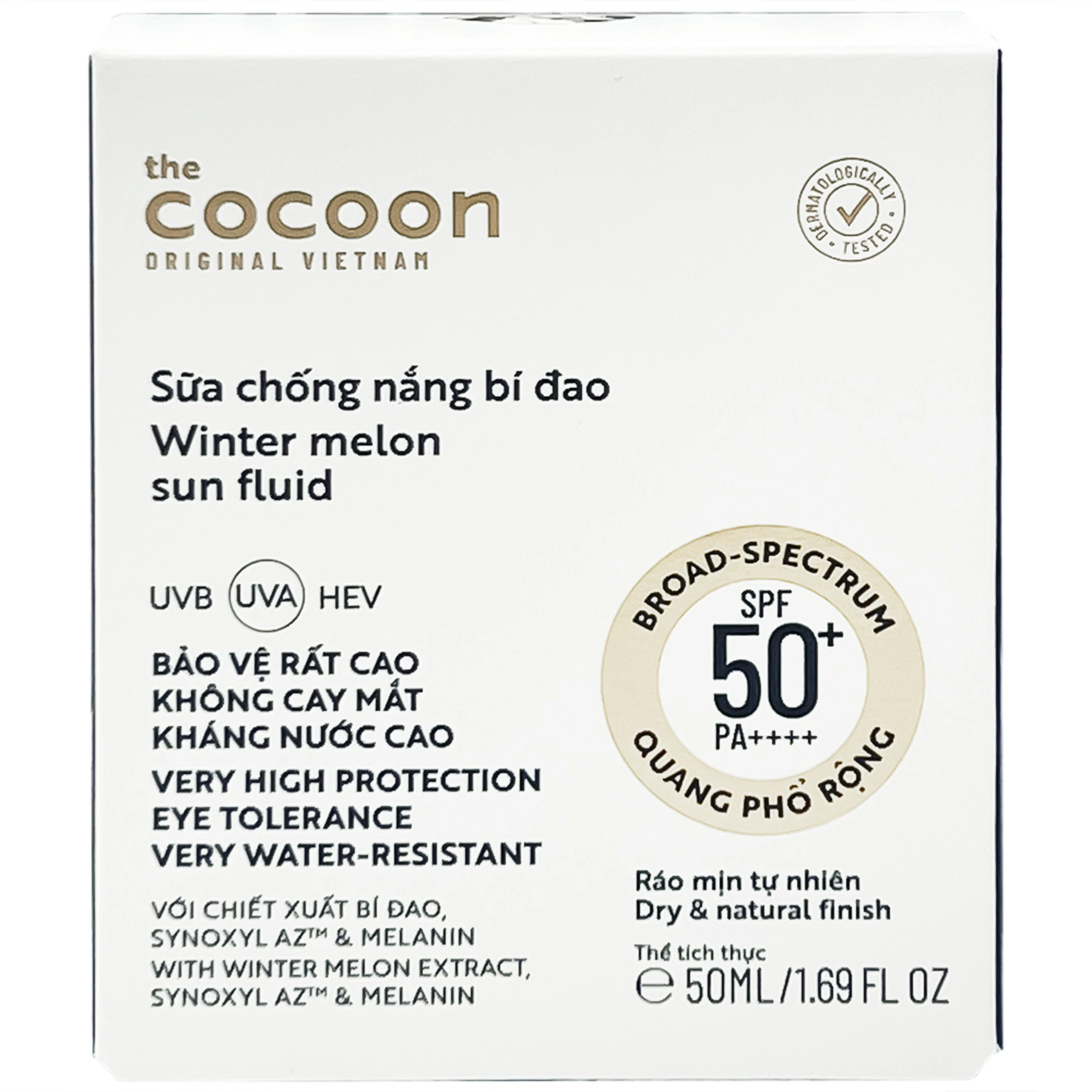 Sữa chống nắng bí đao Cocoon giúp bảo vệ da trước tia UVA, UVB (50ml)