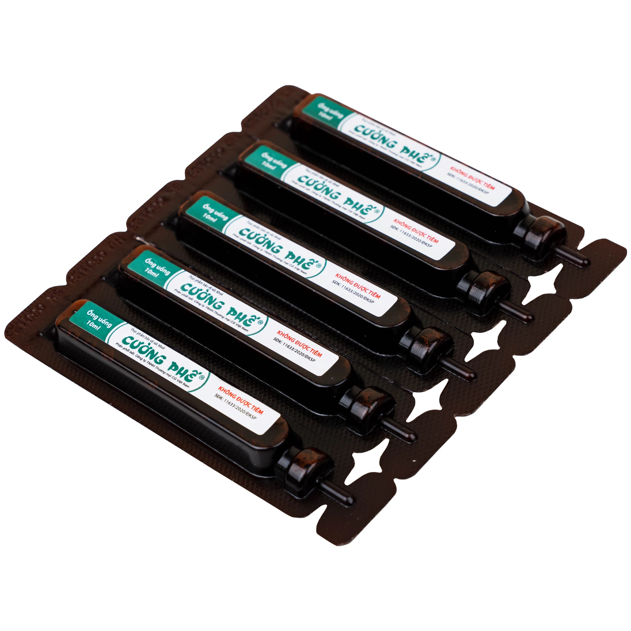 Siro giúp bổ phế Cường Phế CG (10 ống x 10ml)