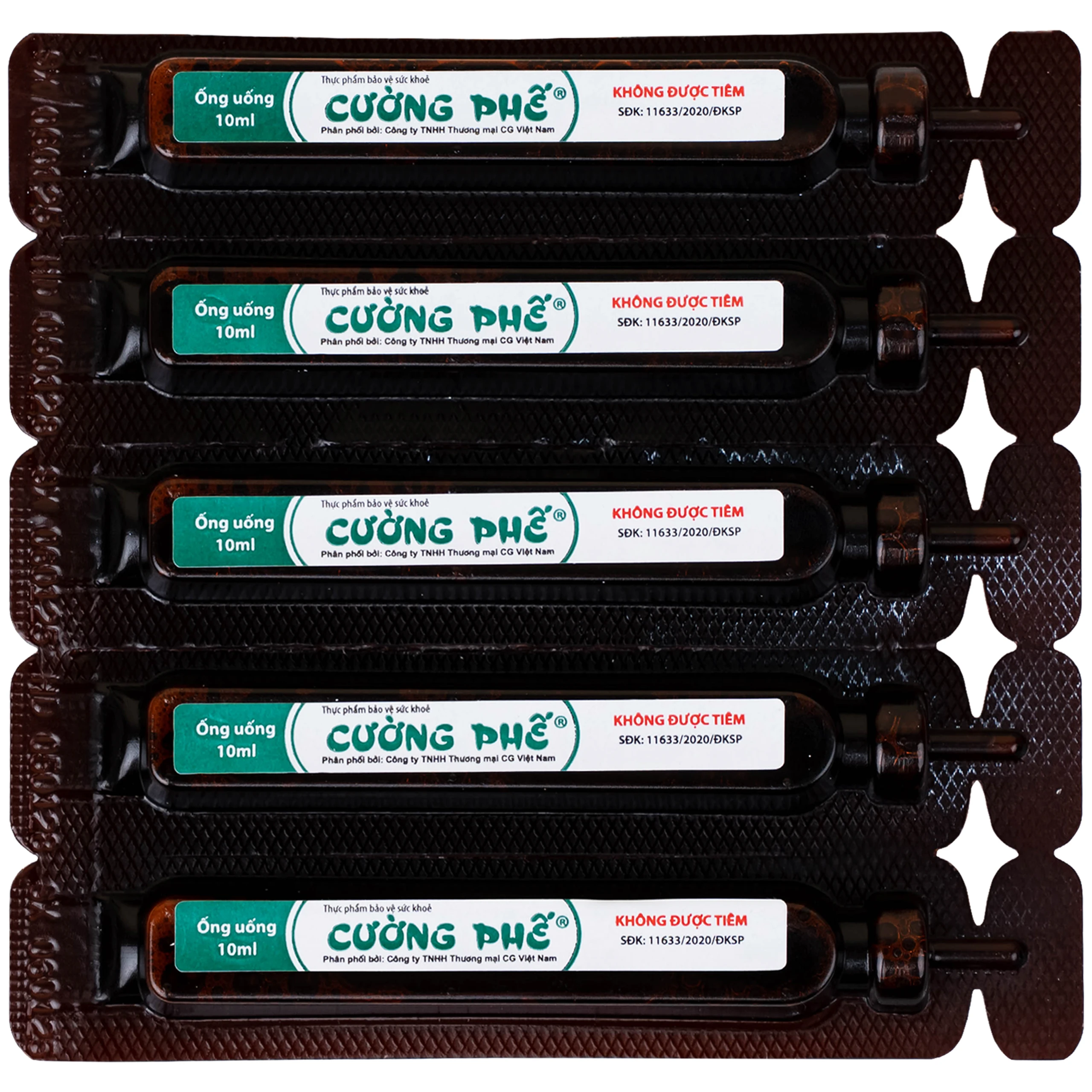 Siro giúp bổ phế Cường Phế CG (10 ống x 10ml)