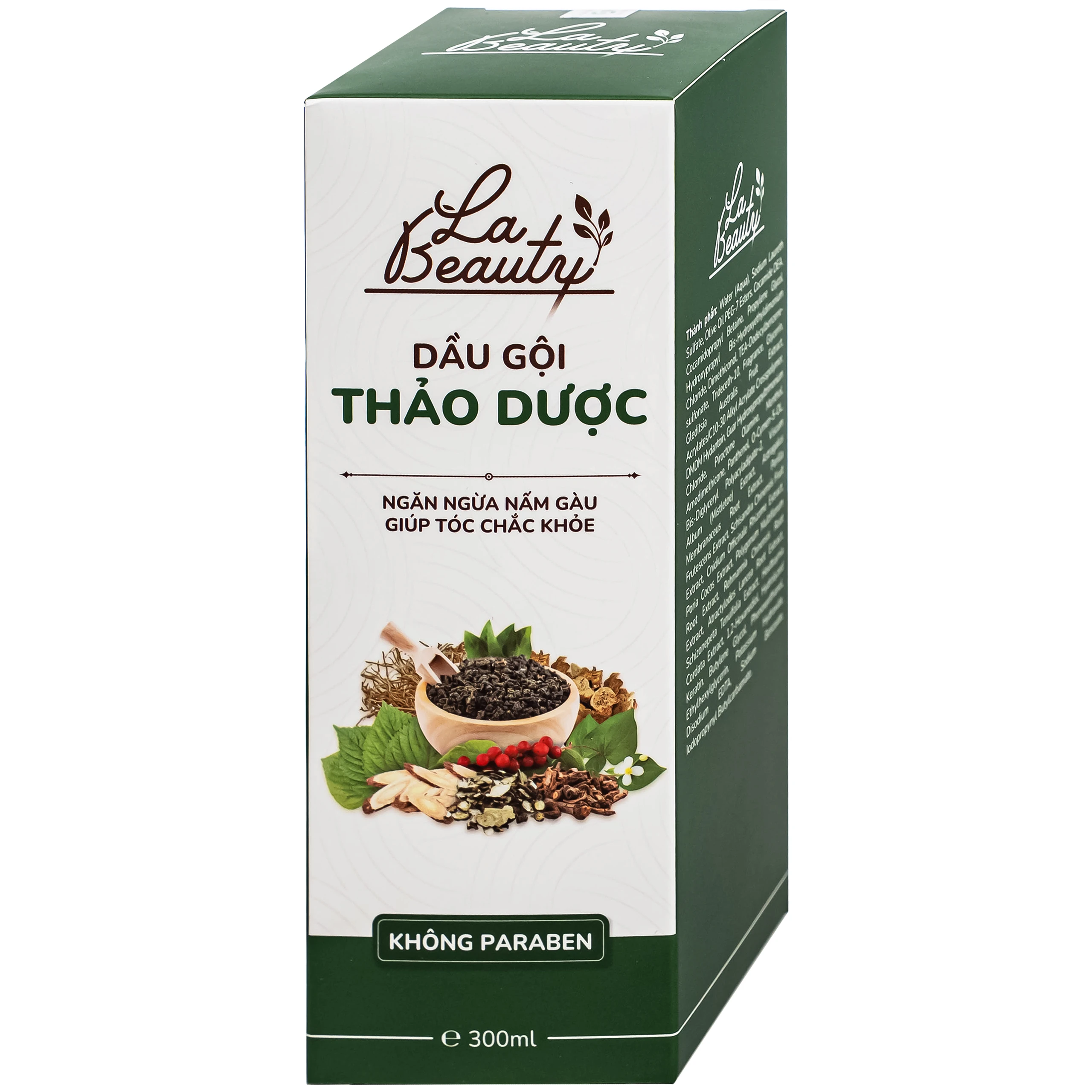Dầu gội Thảo Dược La Beauty dưỡng tóc suôn mượt, phục hồi tóc chuyên sâu (300ml)