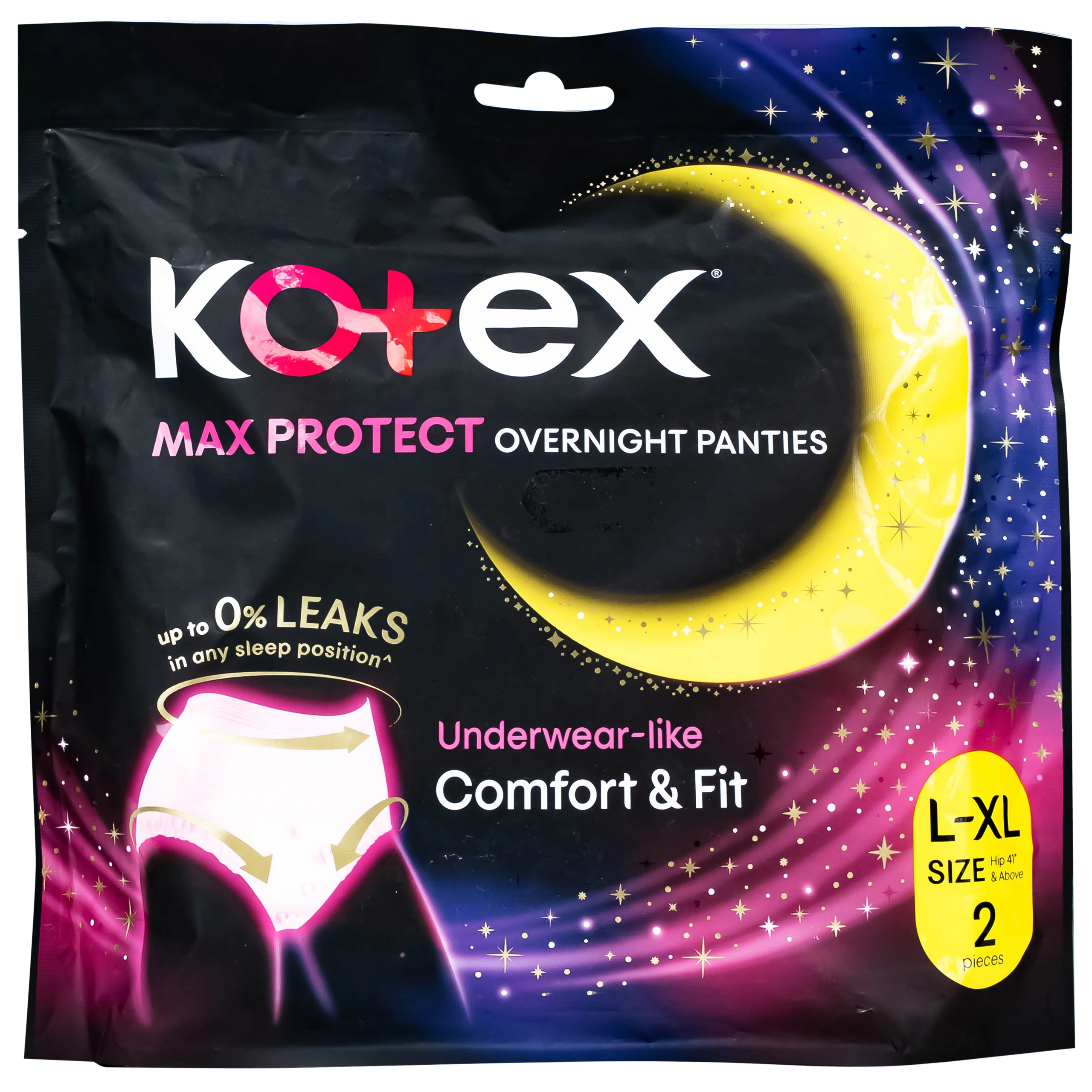 Băng vệ sinh dạng quần Kotex max protect (gói 2 miếng) Size L-XL 1