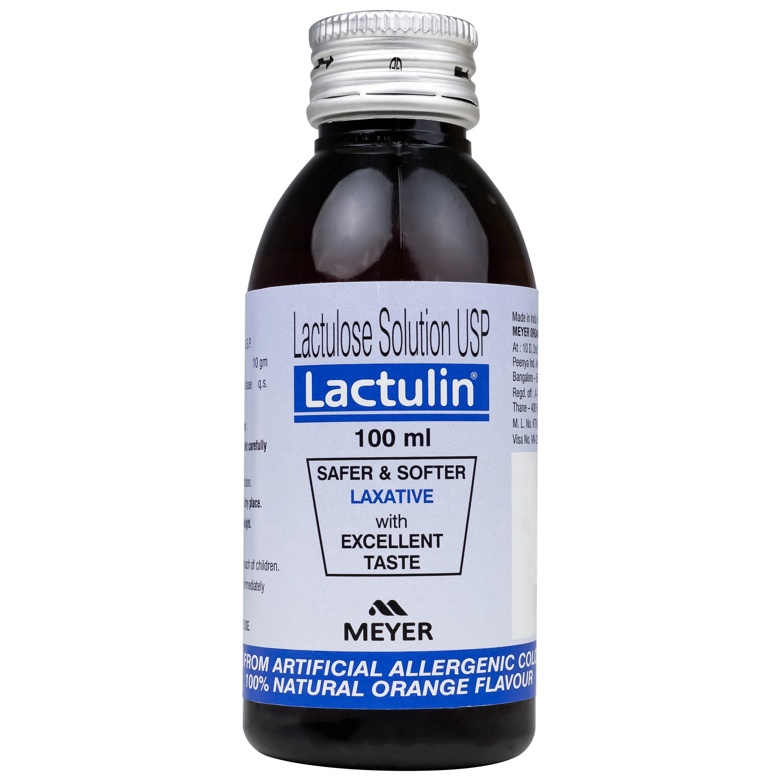 Thuốc Lactulin 10g Meyer giúp dự phòng và điều trị bệnh não do gan, táo bón mạn tính (100ml)