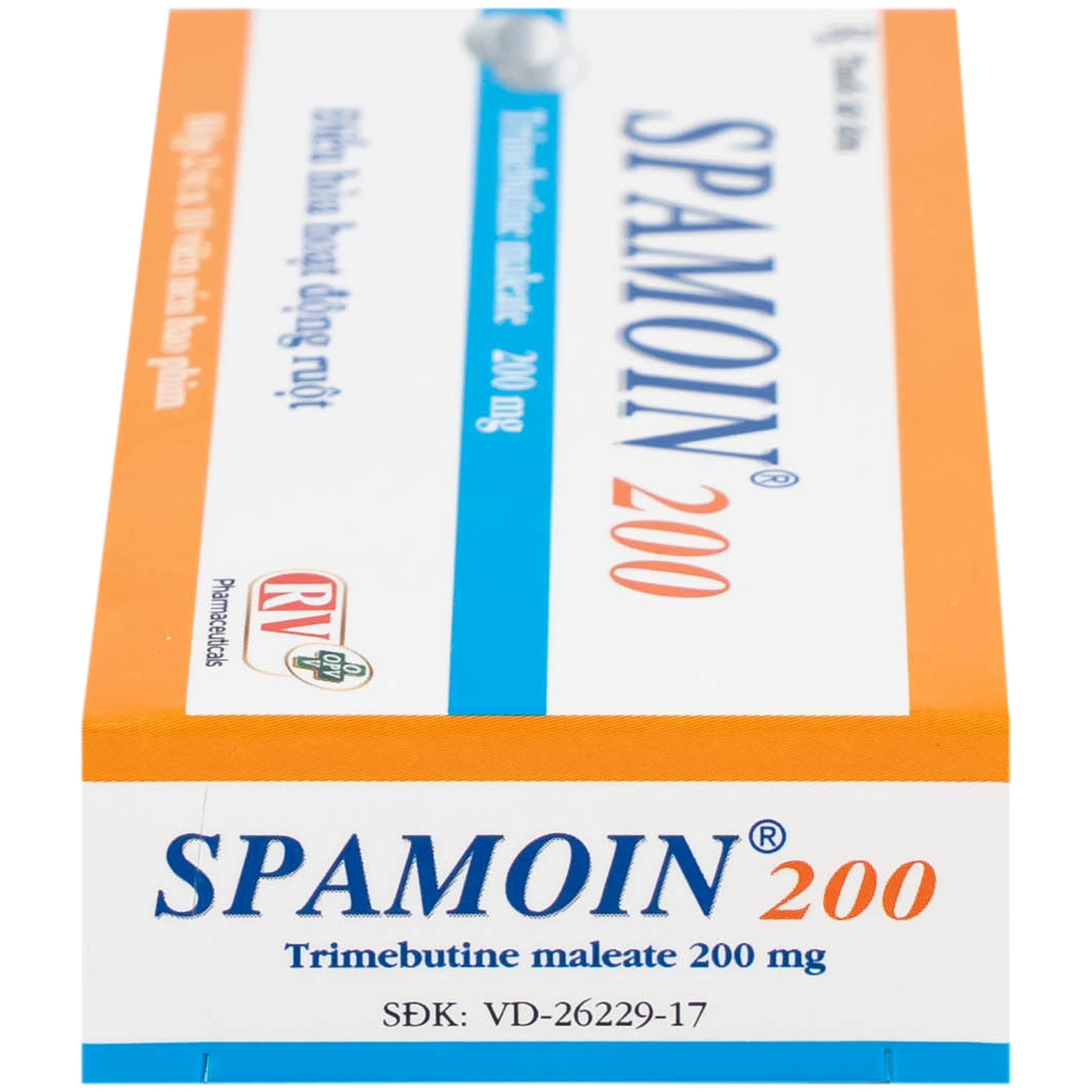 Thuốc Spamoin 200mg OPV điều trị rối loạn chức năng đường ruột (2 vỉ x 10 viên) 6