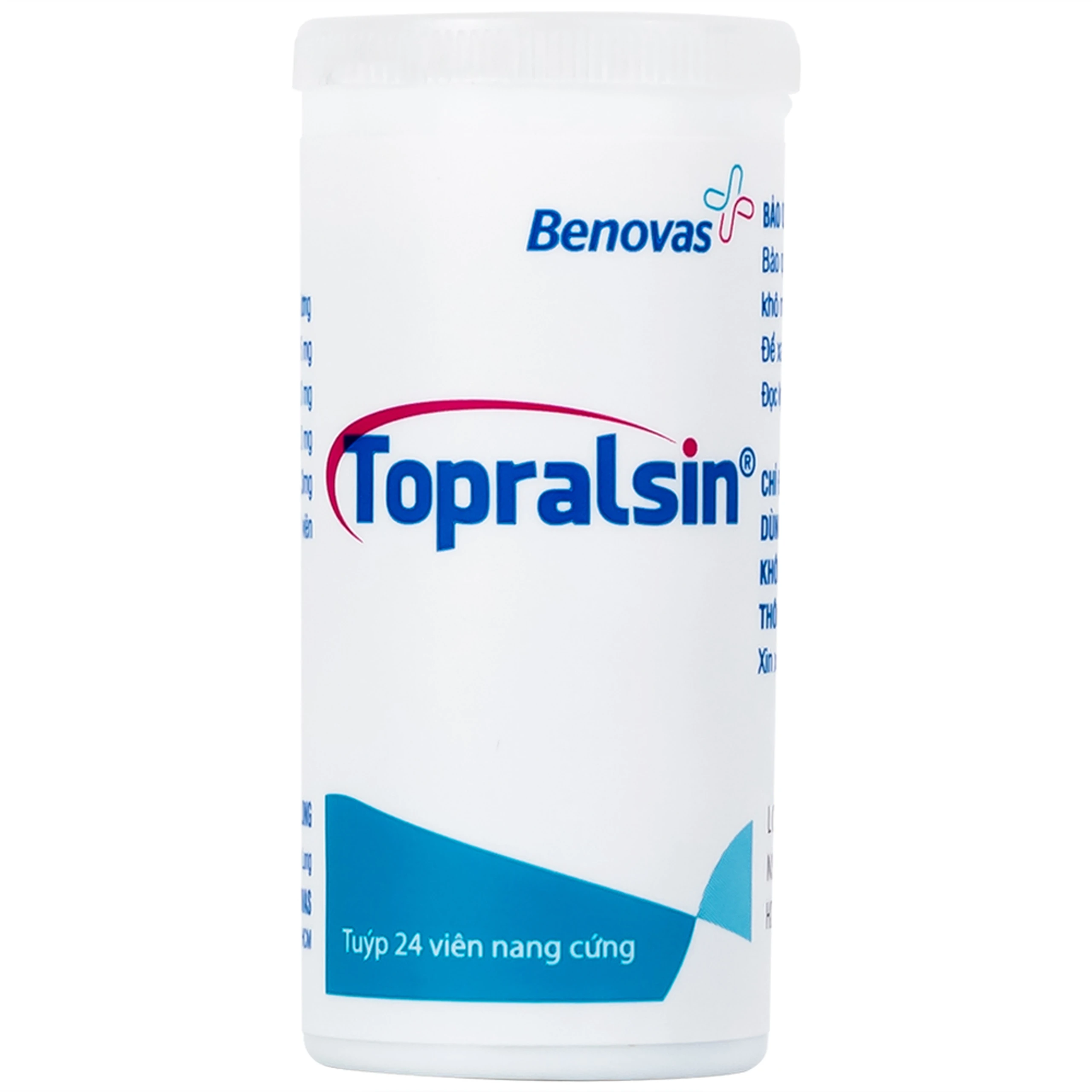 Thuốc Topralsin Benovas điều trị triệu chứng ho khan, ho do dị ứng và kích ứng (24 viên)