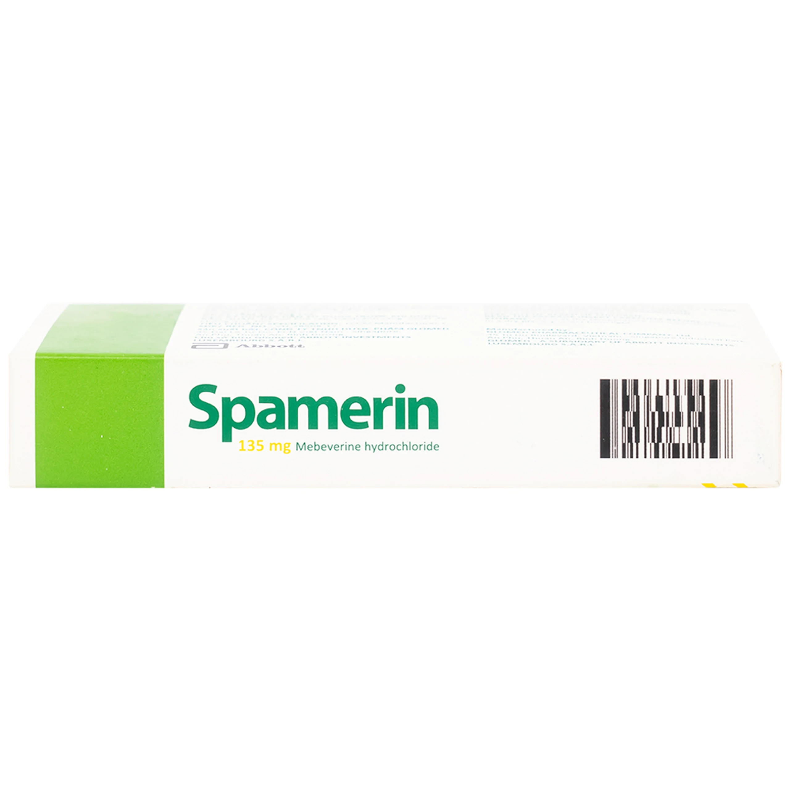 Thuốc Spamerin 135mg Abbott điều trị hội chứng ruột kích thích, đau bụng và đau quặn bụng, tiêu chảy (30 viên)