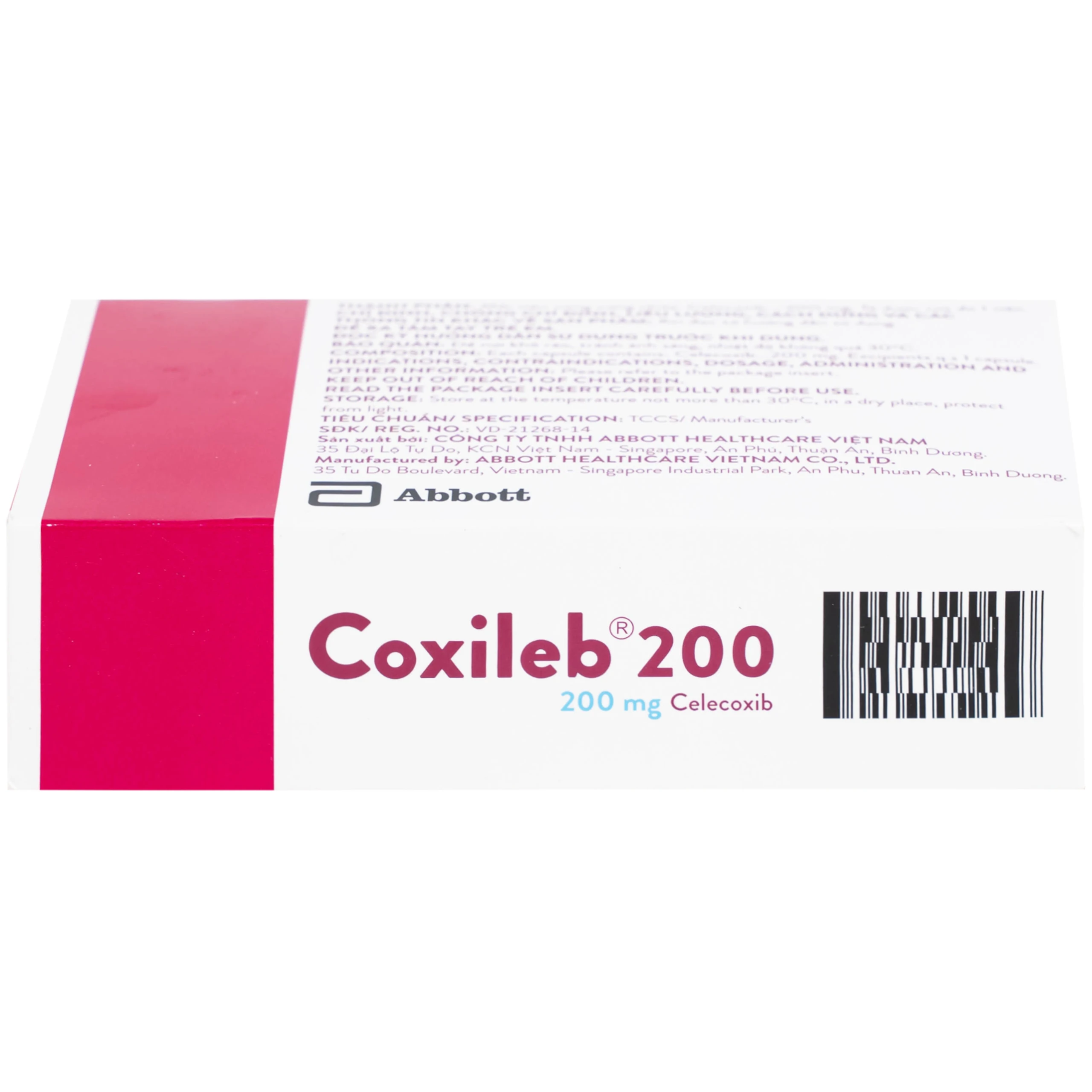 Viên nang cứng Coxileb 200 Glomed điều trị viêm khớp dạng thấp (3 vỉ x 10 viên)