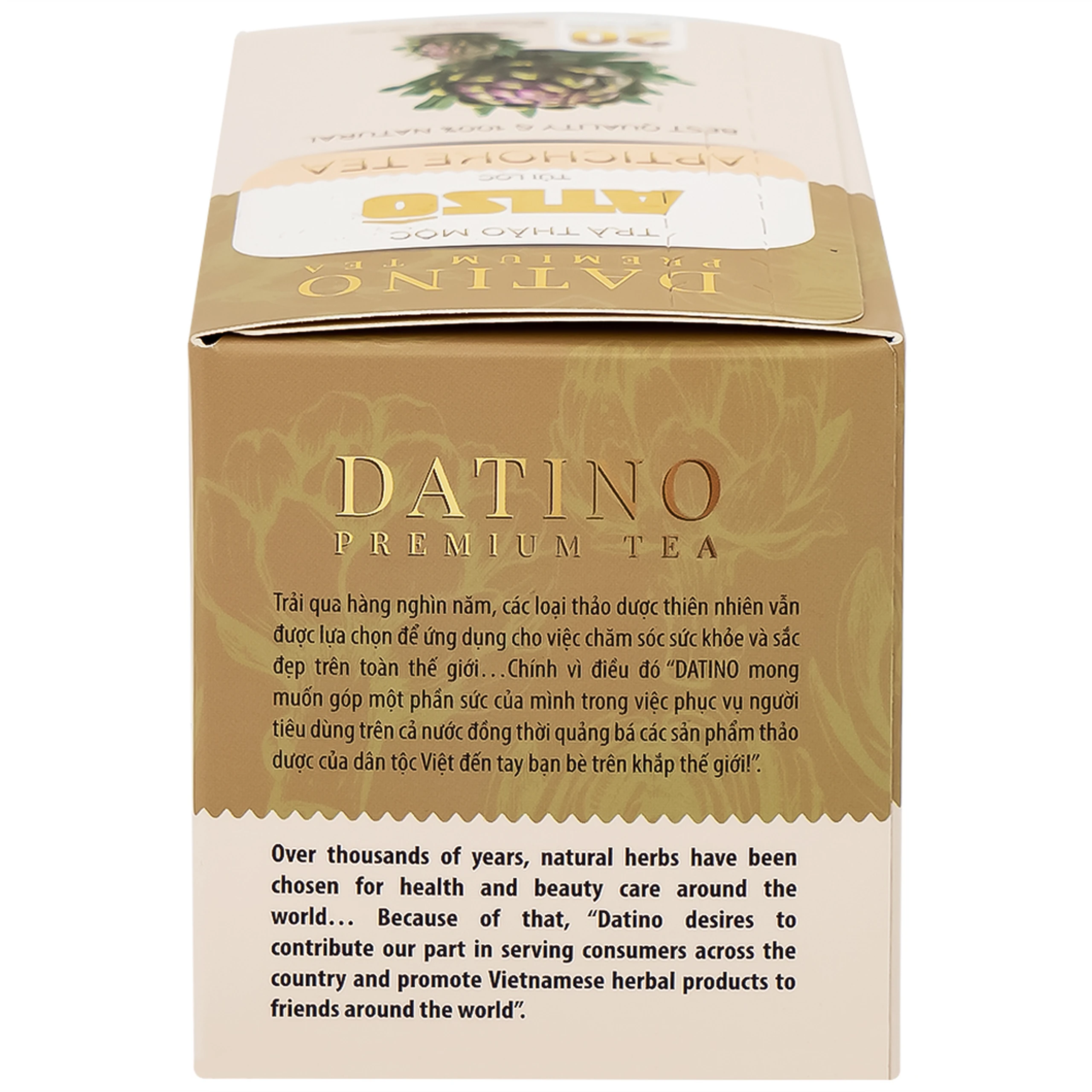 Trà Thảo Mộc Atiso Datino Premium Tea (20 túi lọc x 2g)