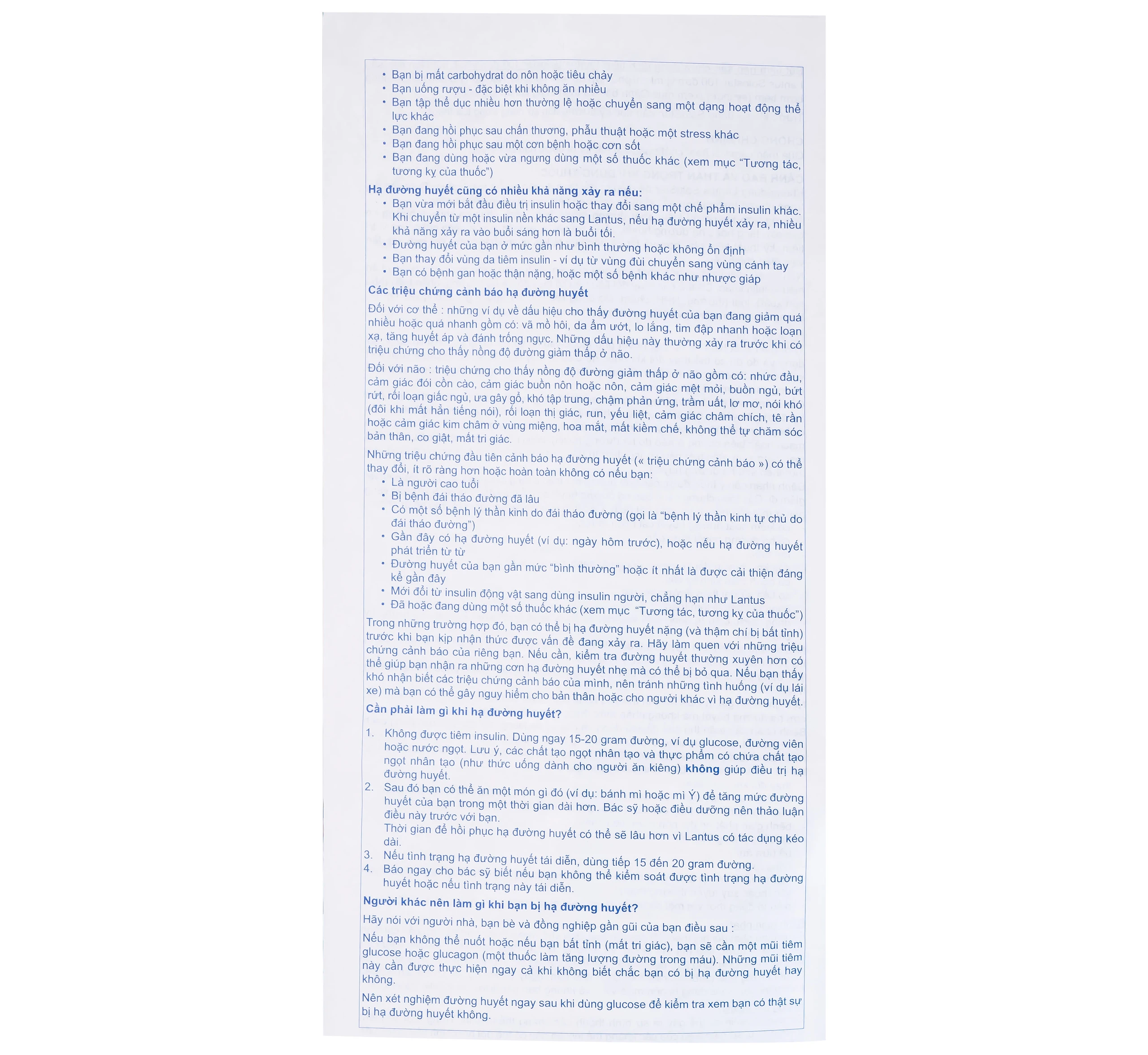 Bút tiêm Lantus SoloStar 100 Units/ml điều trị đái tháo đường (5 cây x 3ml)