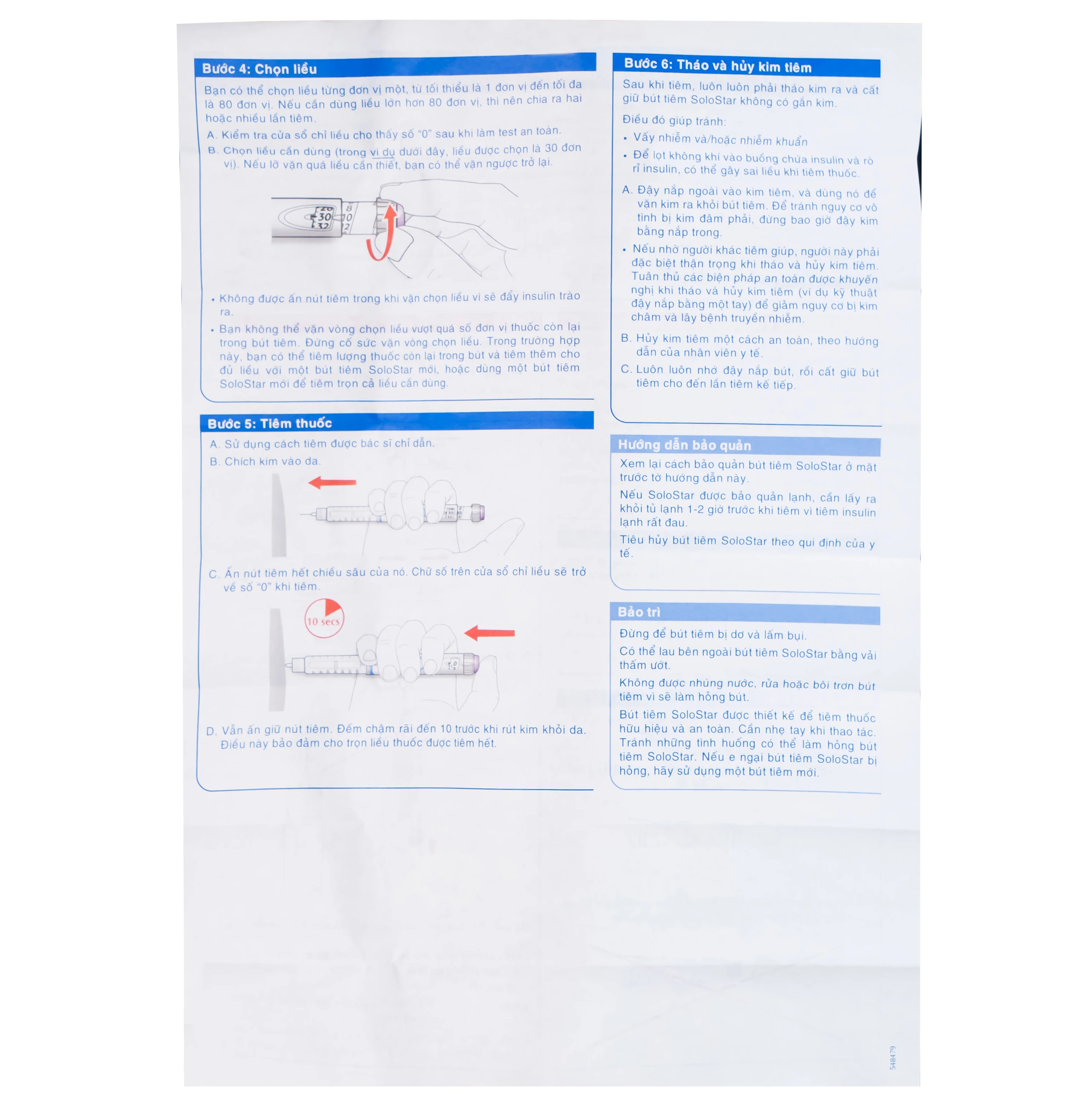 Bút tiêm Lantus SoloStar 100 Units/ml điều trị đái tháo đường (5 cây x 3ml)