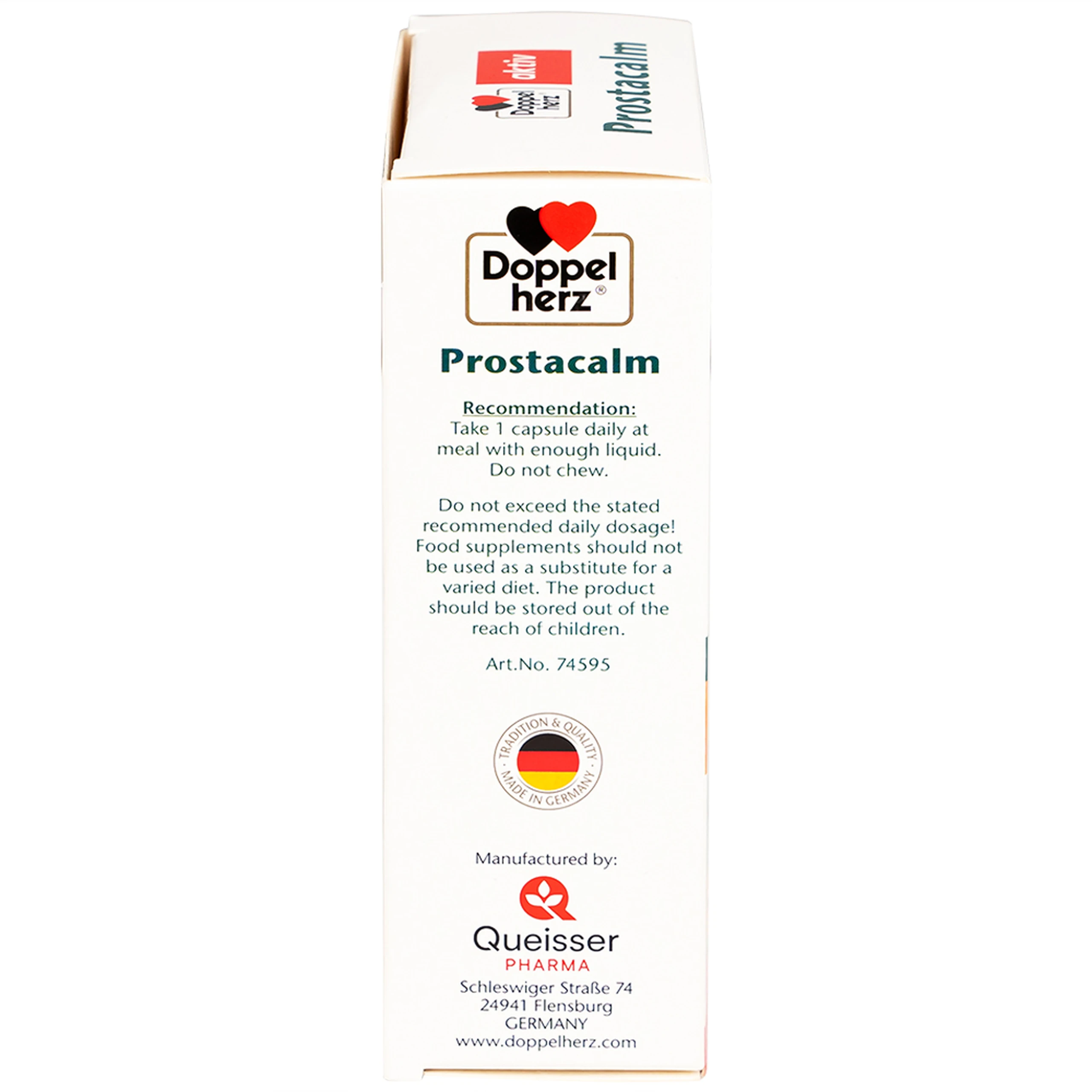 Viên uống giúp giảm triệu chứng do bệnh phì đại tiền liệt tuyến cho nam giới Doppelherz Aktiv Prostacalm (3 vỉ x 10 viên)