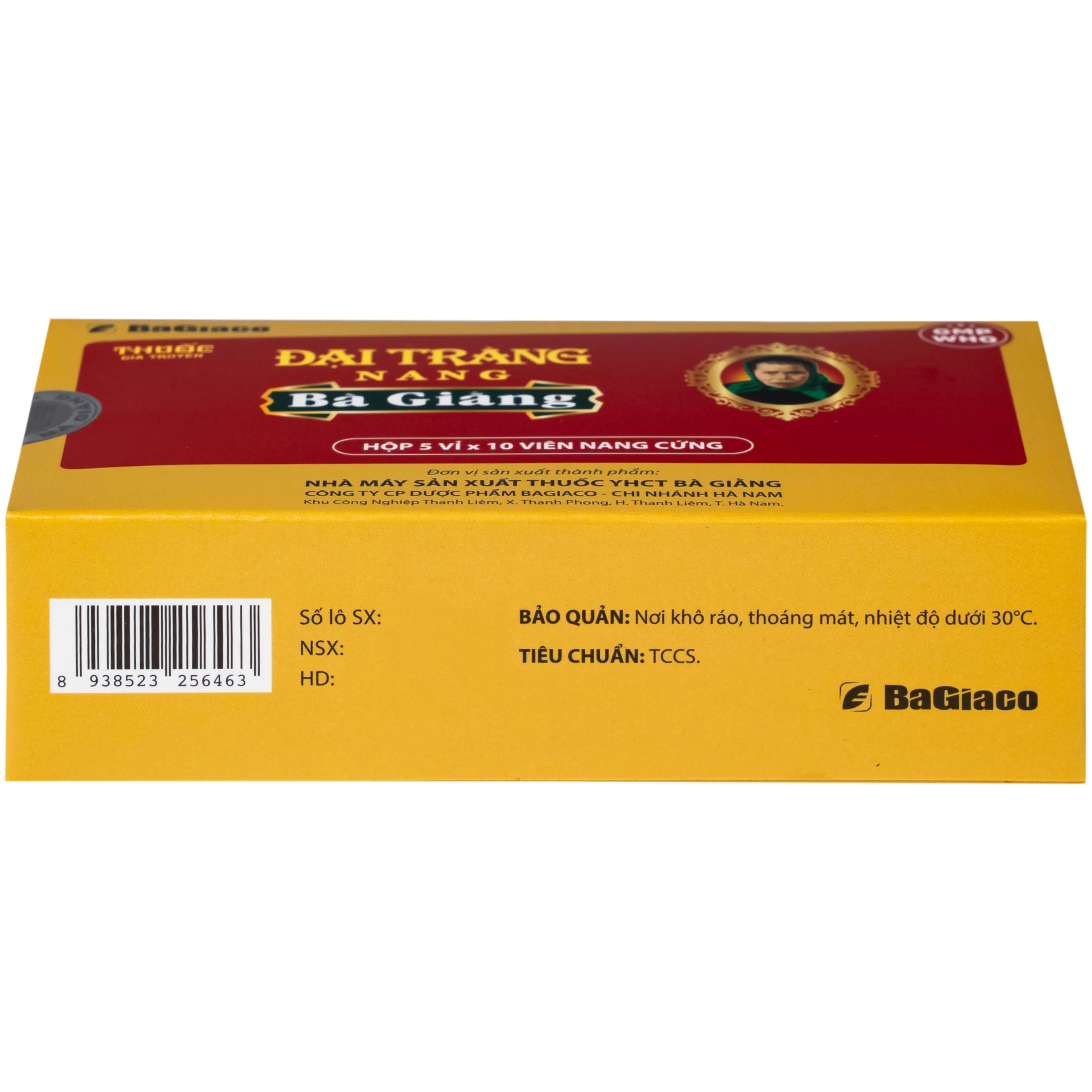 Thuốc Đại tràng nang Bà Giằng điều trị viêm đại tràng co thắt, hội chứng ruột kích thích (5 vỉ x 10 viên)