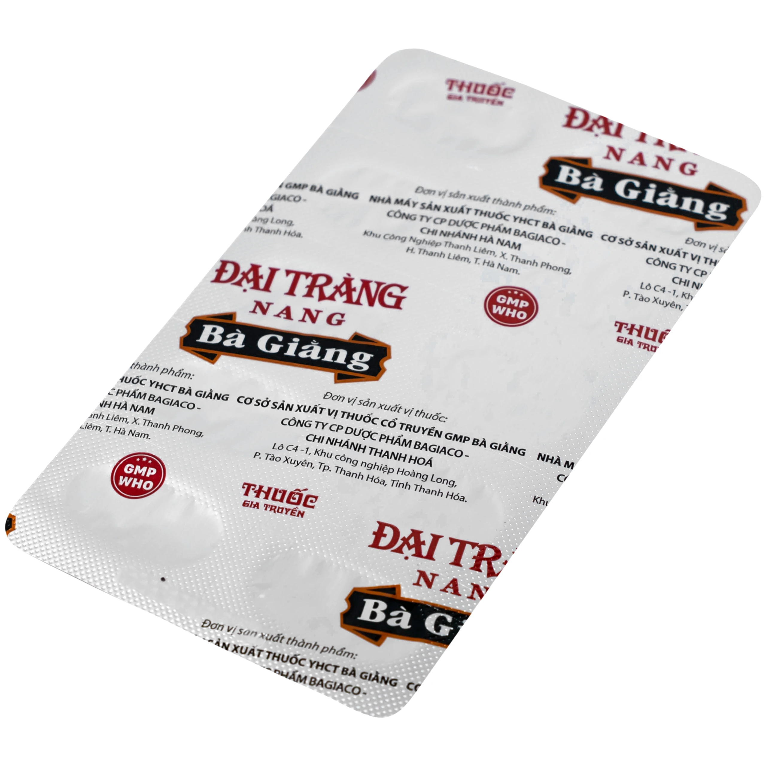 Thuốc Đại tràng nang Bà Giằng điều trị viêm đại tràng co thắt, hội chứng ruột kích thích (5 vỉ x 10 viên)