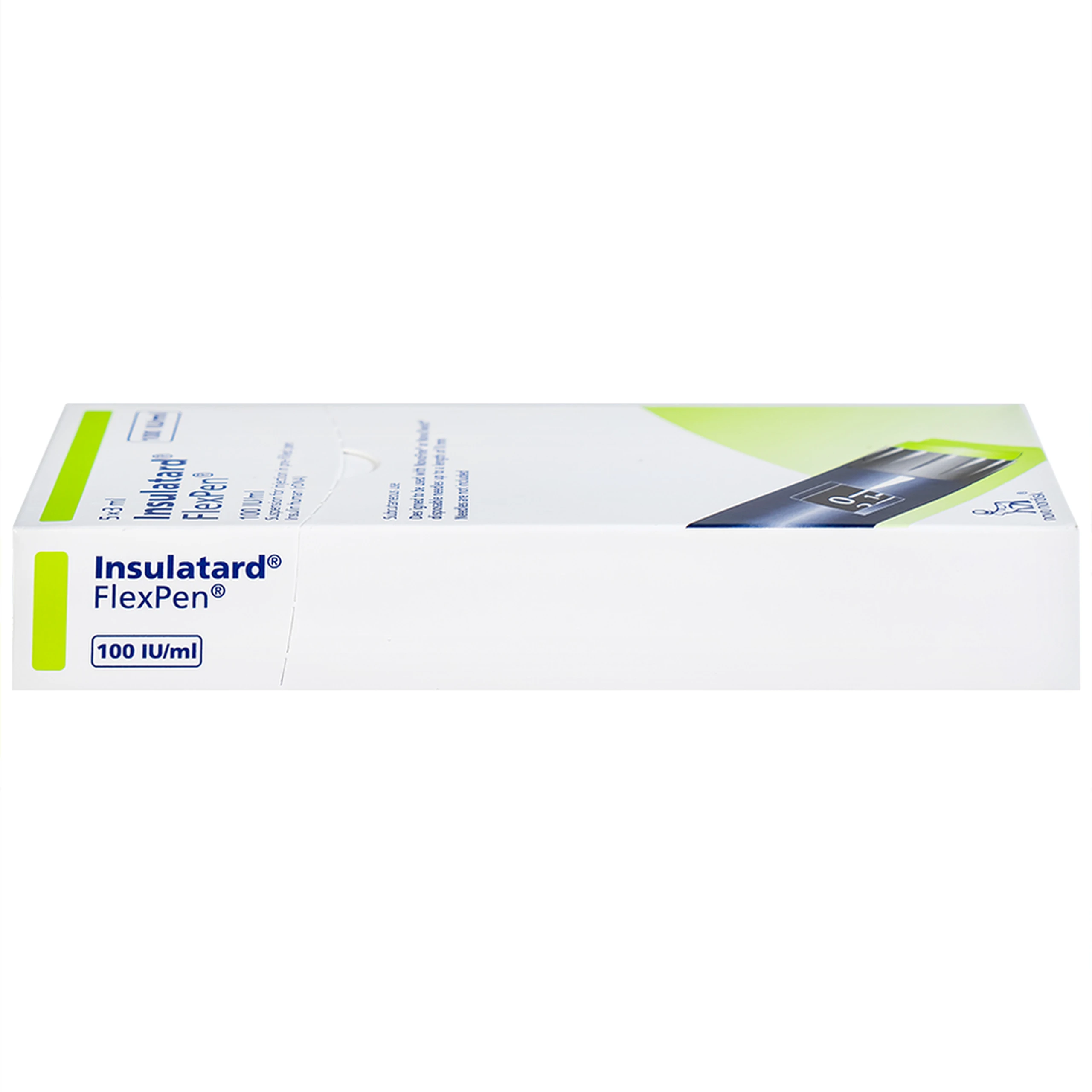 Bút tiêm Insulatard FlexPen 100IU/ml Novo Nordisk điều trị bệnh đái tháo đường (5 cây)