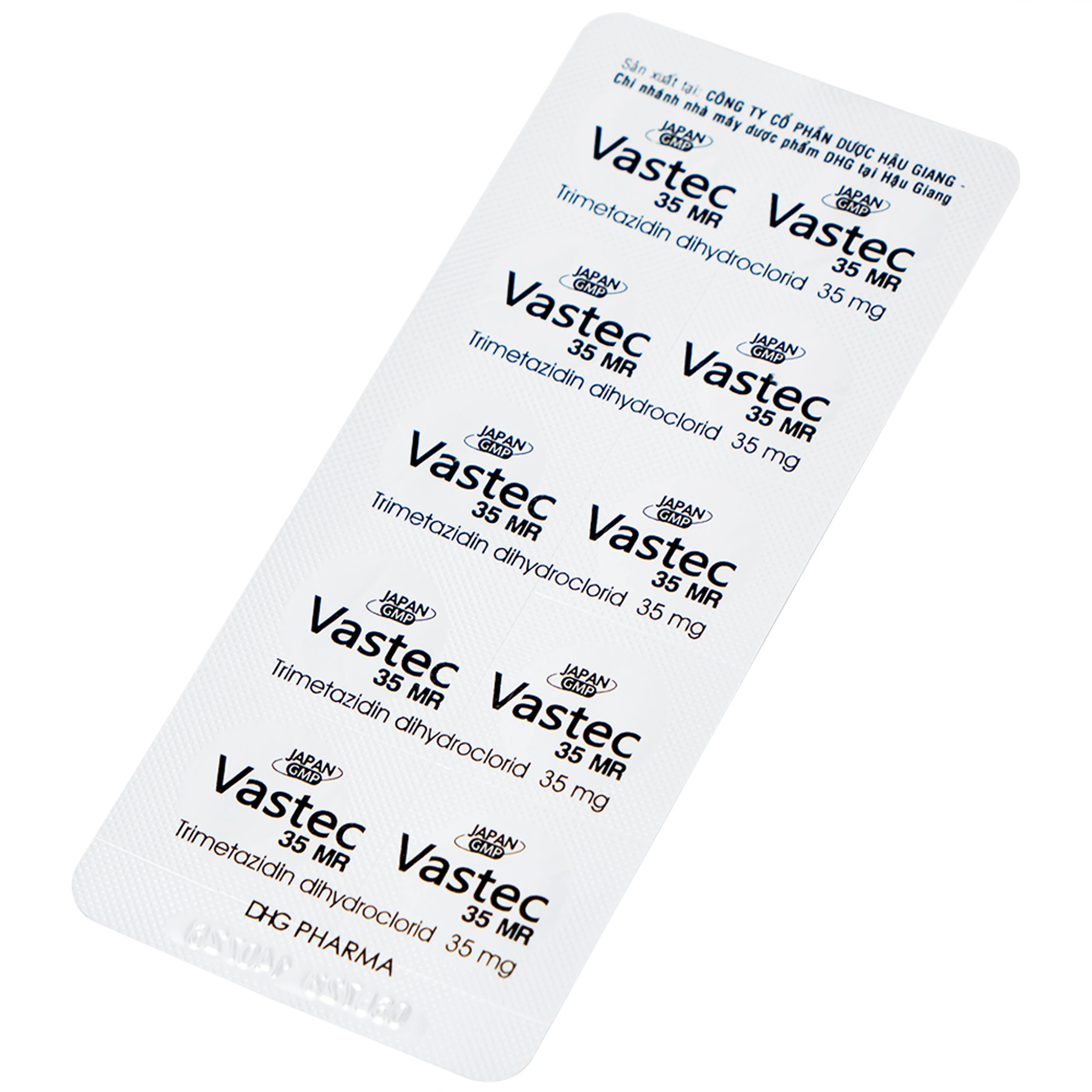 Thuốc Vastec 35 MR DHG điều trị đau thắt ngực ổn định (5 vỉ x 10 viên)