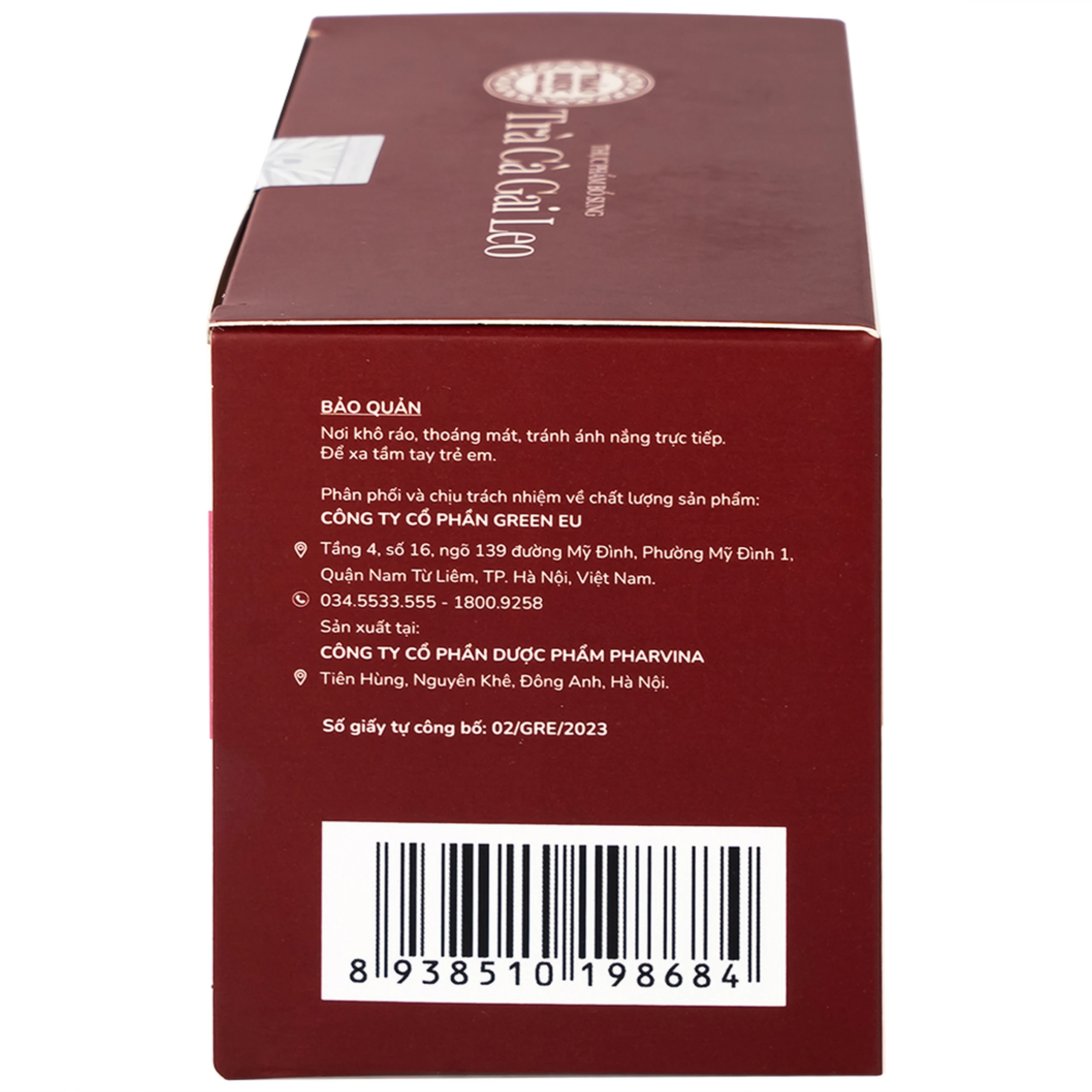 Trà Thảo Dược Cà Gai Leo Kami Tea (20 túi lọc x 2g)