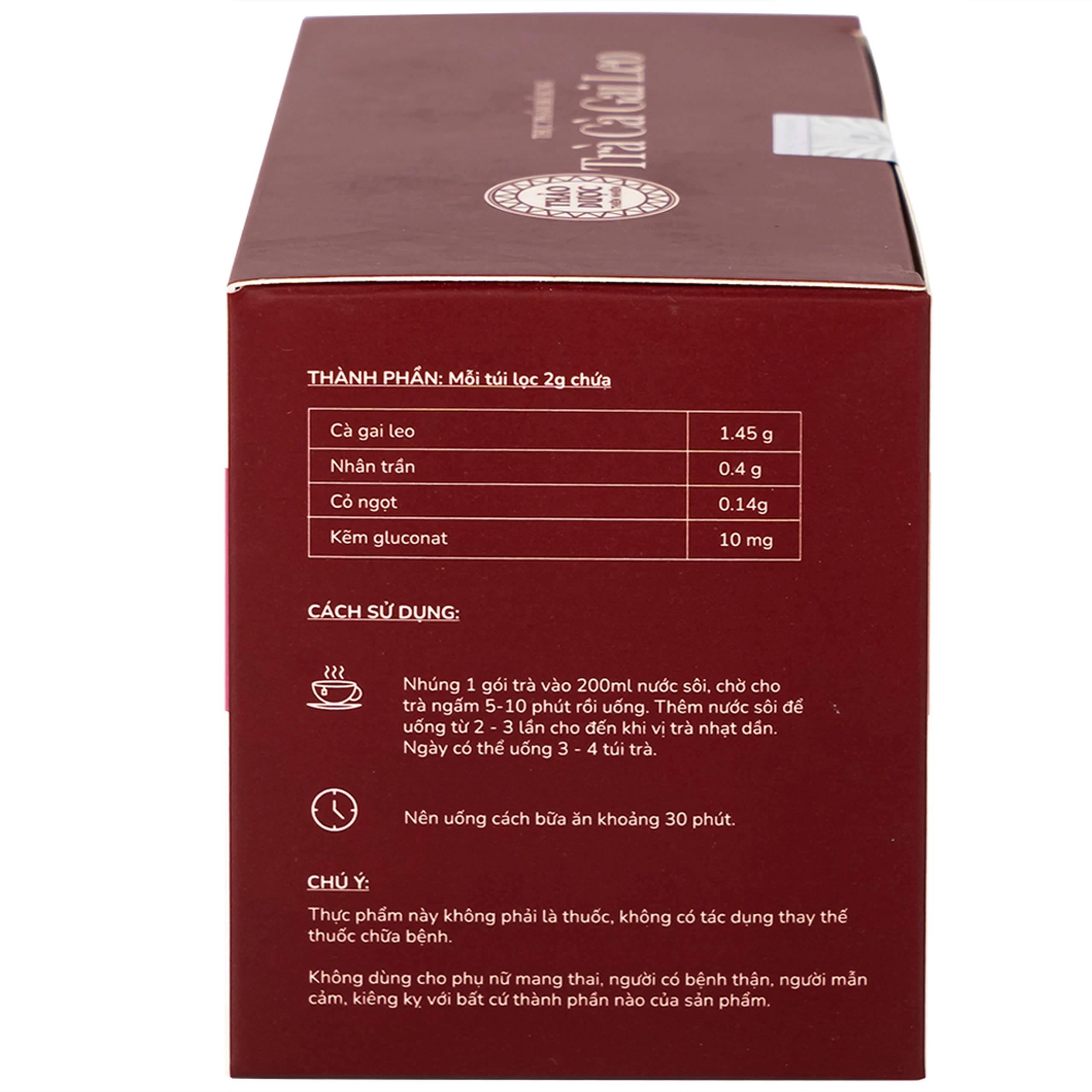 Trà Thảo Dược Cà Gai Leo Kami Tea (20 túi lọc x 2g)