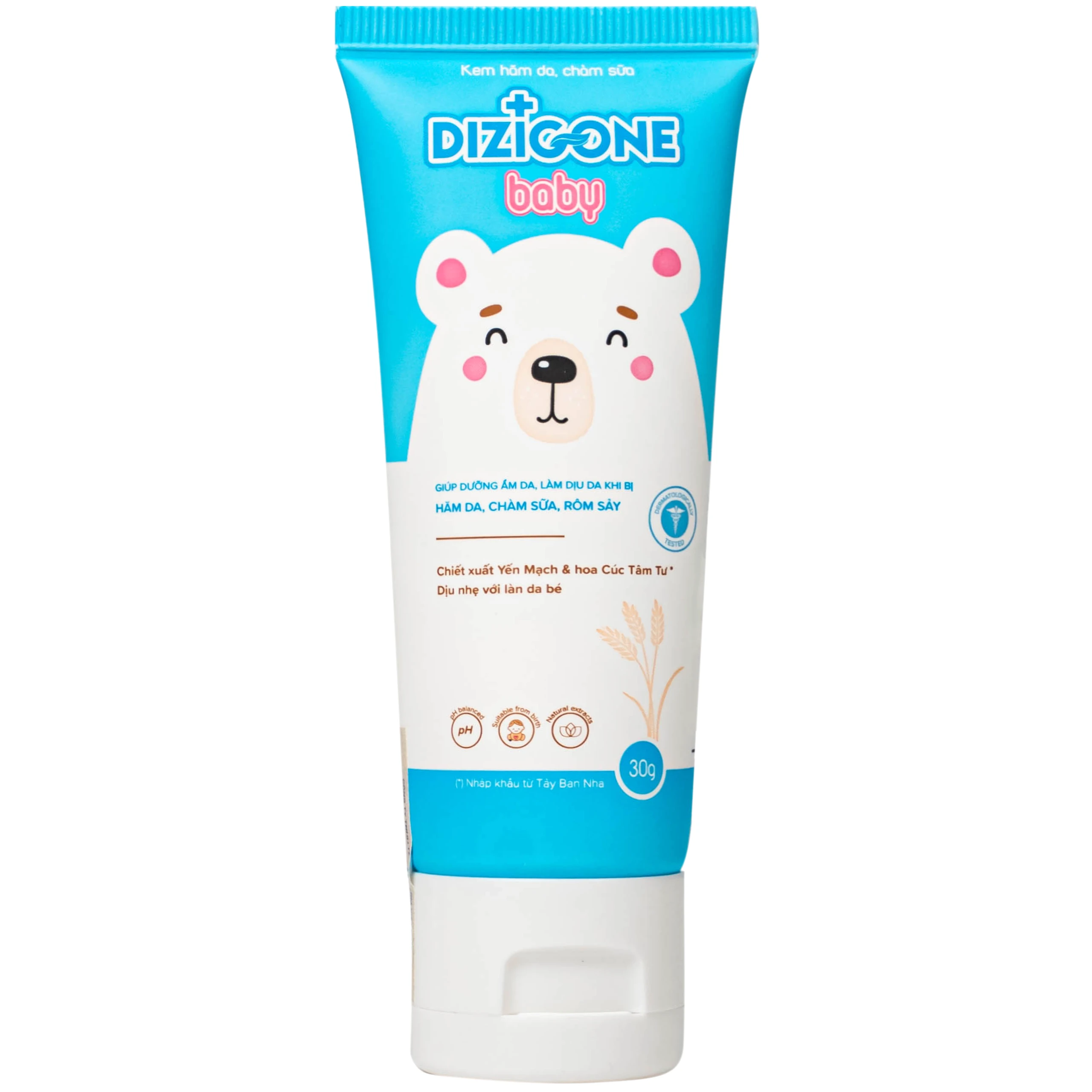 Kem bôi cho bé Dizigone Baby chống hăm tã, làm dịu mẫn ngứa (30g)