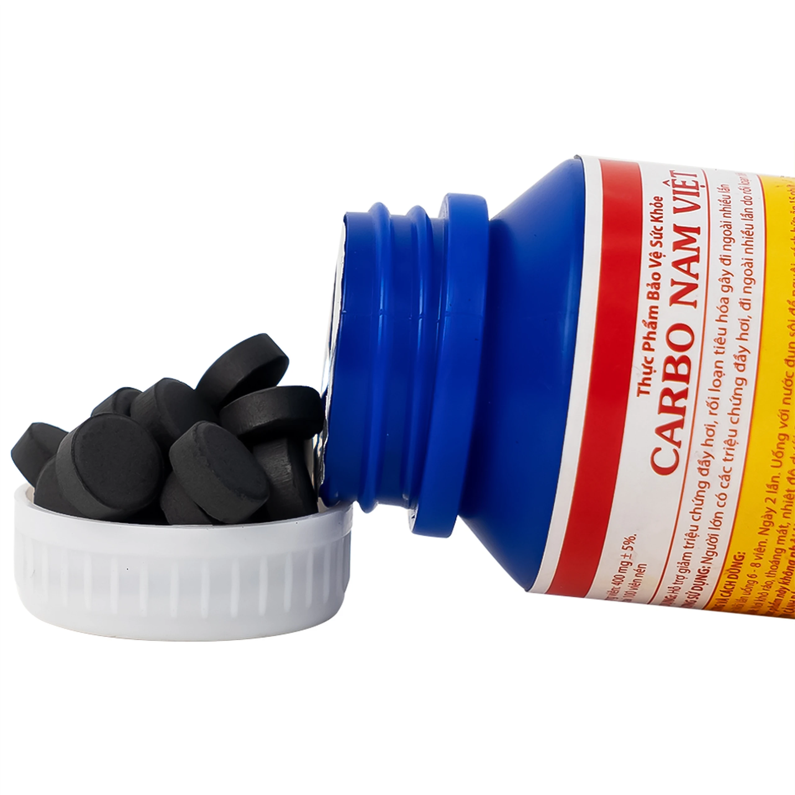 Viên hỗ trợ giảm triệu chứng đầy hơi Carbo Nam Việt (100 viên)