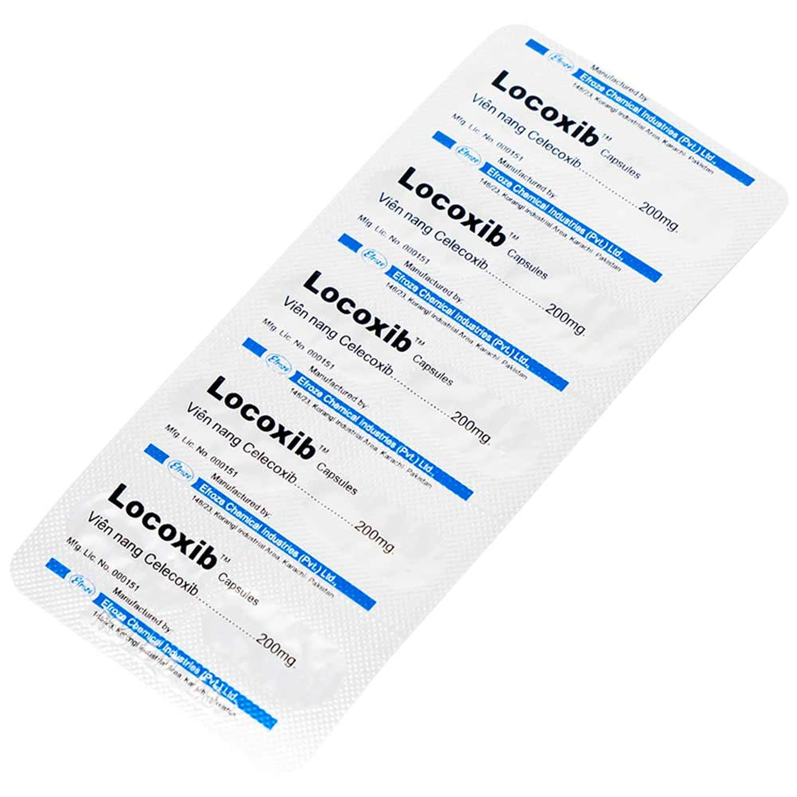 Thuốc Locoxib Efroze điều trị viêm xương khớp, viêm khớp dạng thấp (3 vỉ x 10 viên)