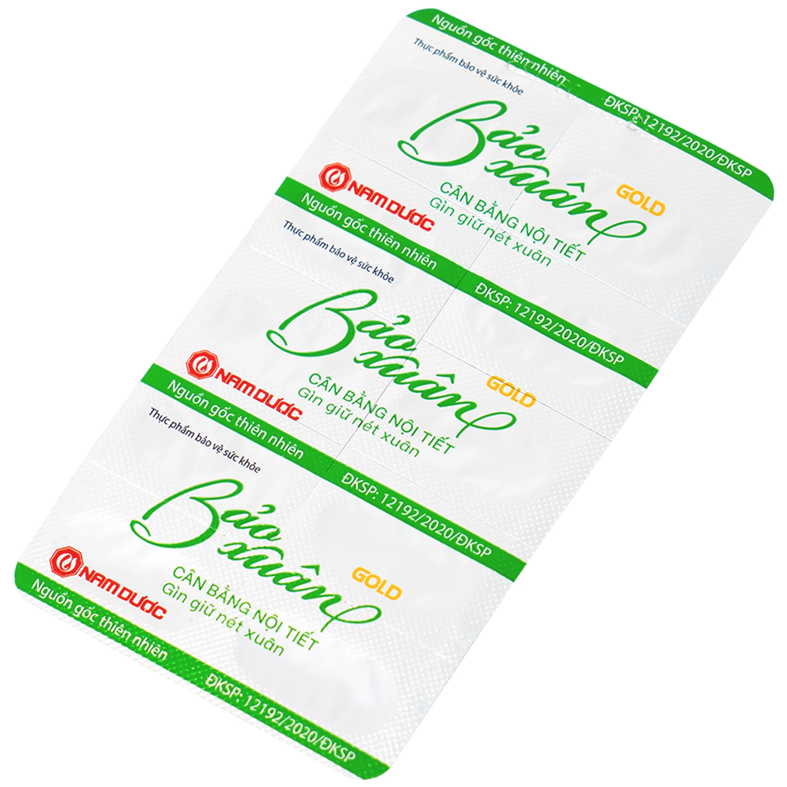 Viên hỗ trợ cân bằng nội tiết tố nữ Bảo Xuân Gold Nam Dược (3 vỉ x 10 viên)