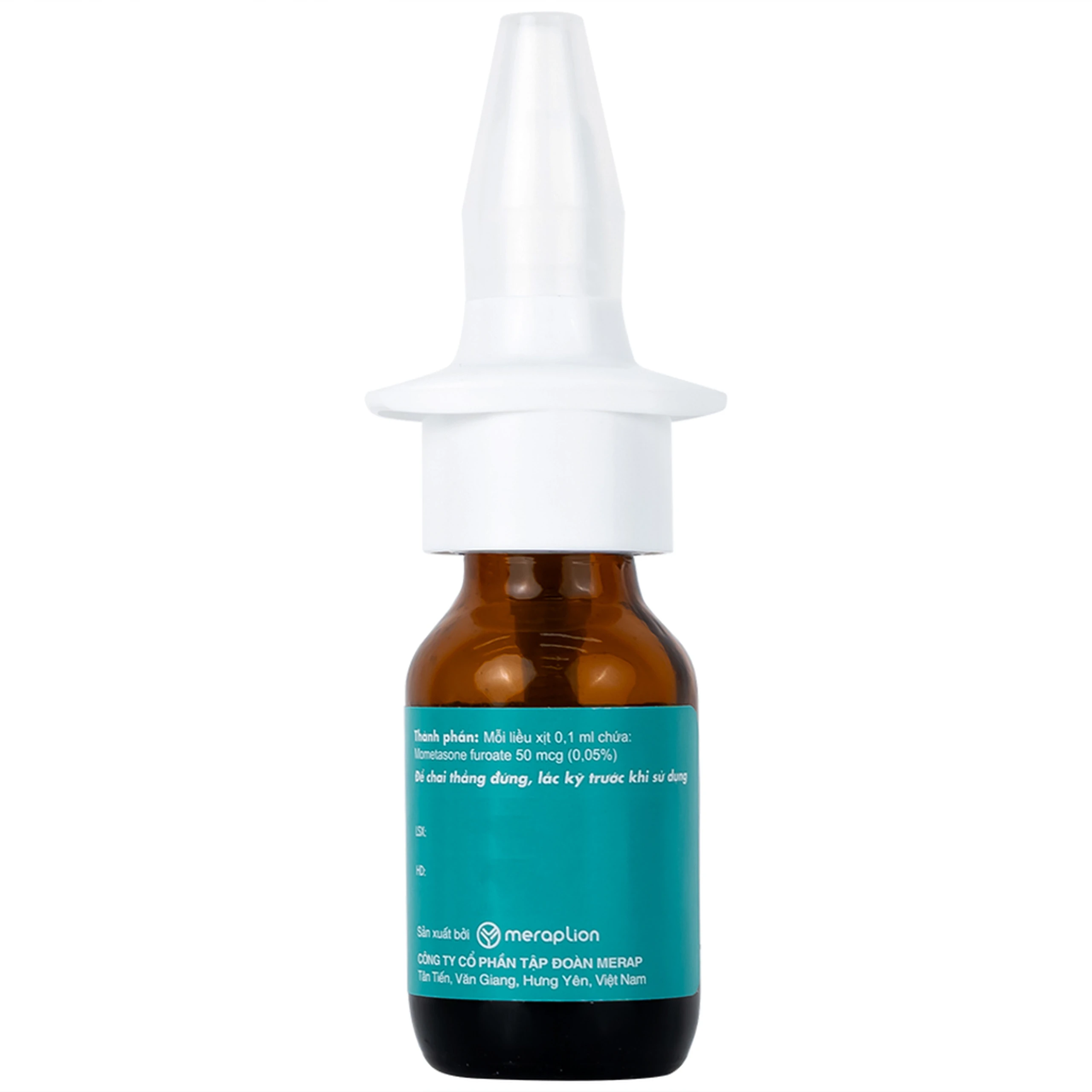 Thuốc xịt mũi Adacast Meraplion điều trị viêm mũi dị ứng, sung huyết và mất mùi, viêm mũi xoang (60 liều)