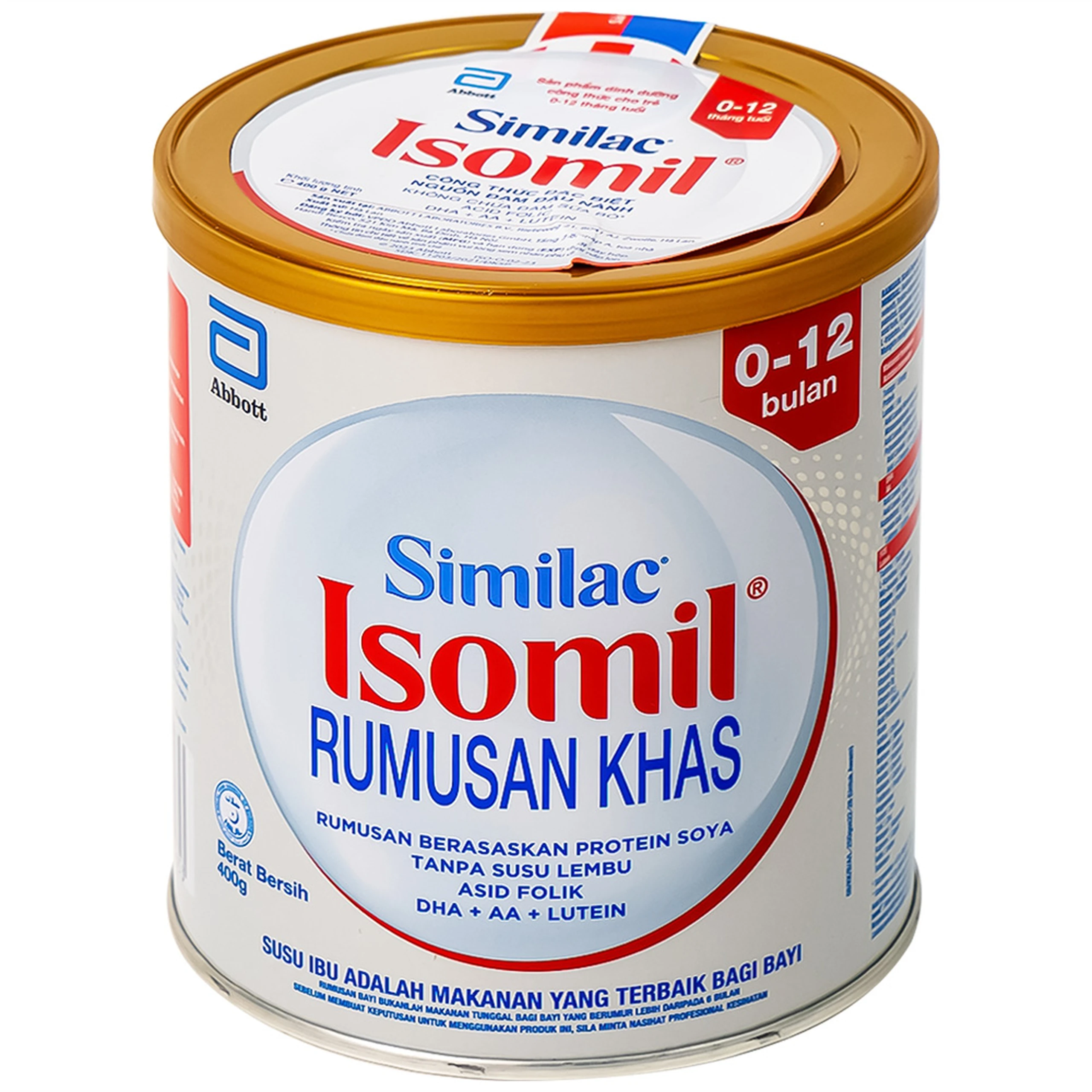 Sữa bổ sung dinh dưỡng cho trẻ 0 - 12 tháng Similac Isomil Plus (400g)