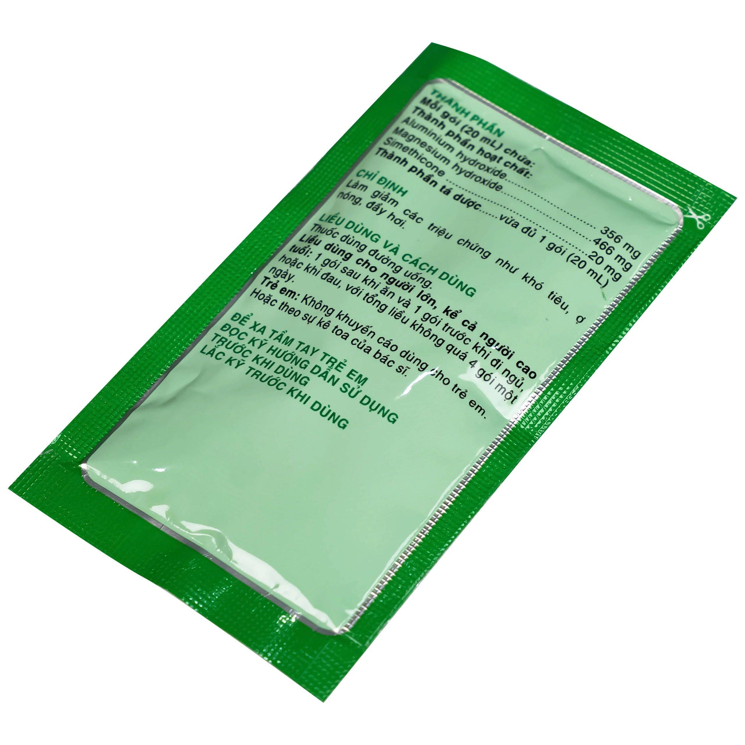 Thuốc Kremil Gel Bạc Hà United làm giảm các triệu chứng như khó tiêu, ợ nóng, đầy hơi (20 gói x 20ml)