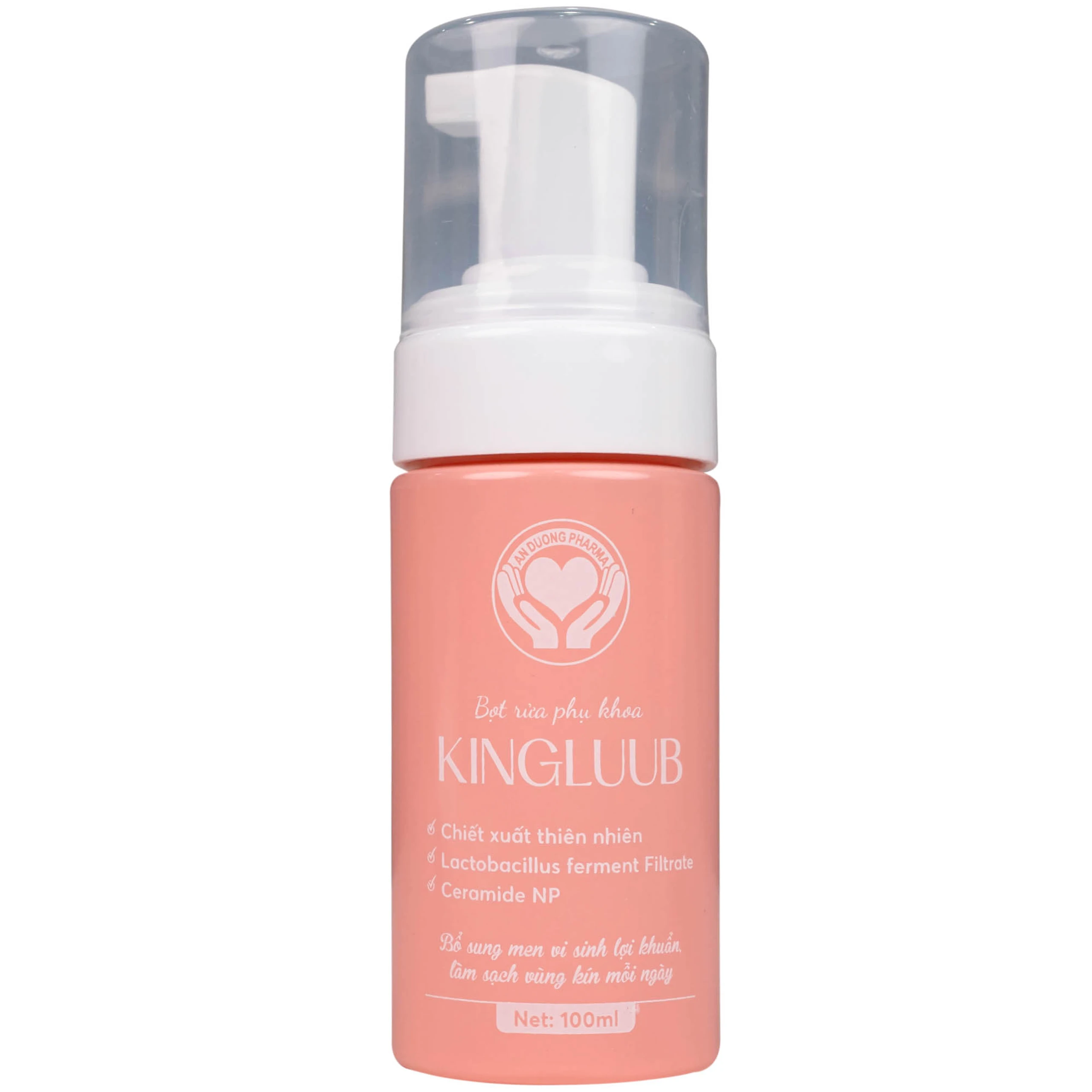 Bọt vệ sinh phụ nữ Kingluub làm sạch, khử mùi hương hoa hồng (100ml)