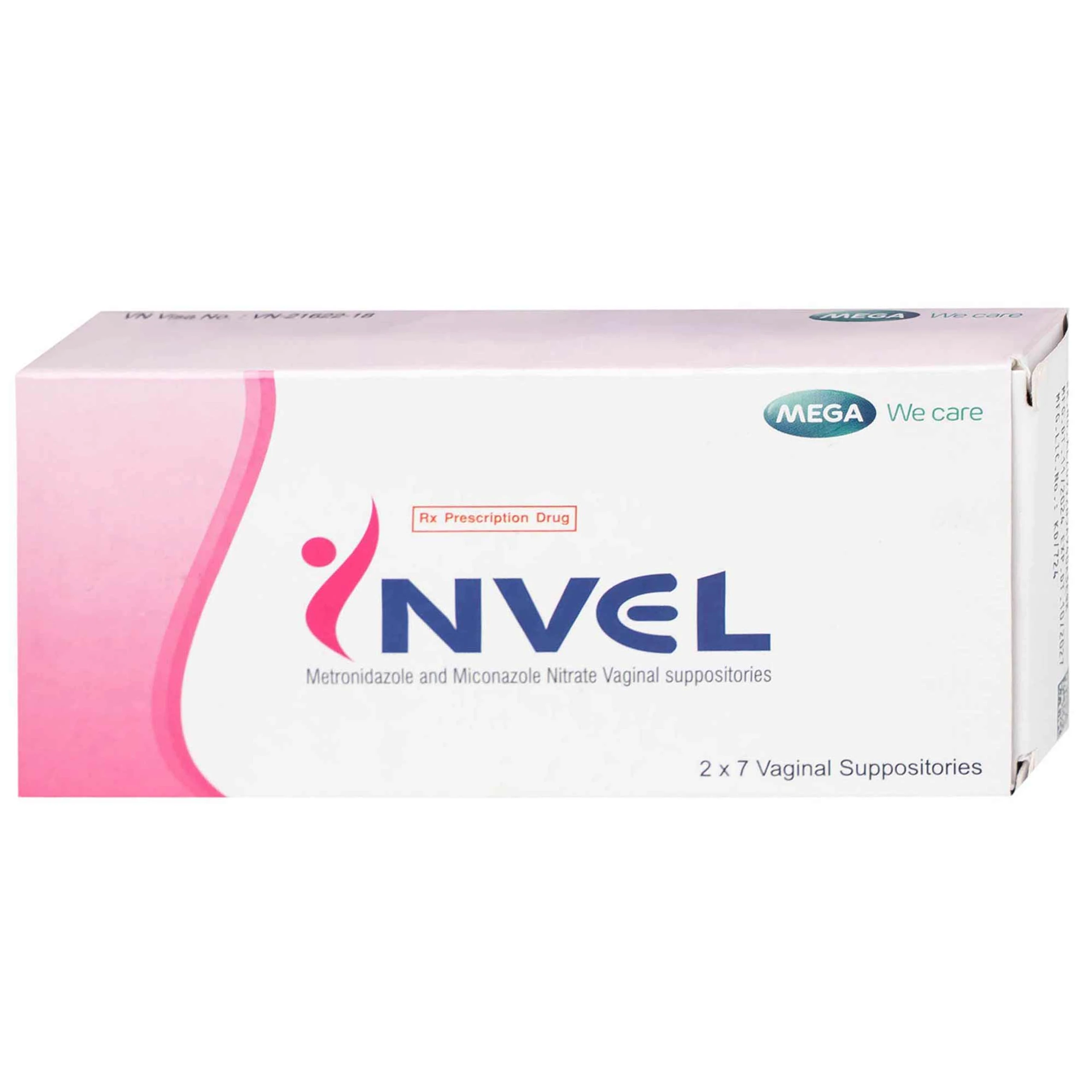 Thuốc Invel Mega Bliss GVS Pharma điều trị viêm âm đạo do nấm, vi khuẩn hoặc trichomonas (2 vỉ x 7 viên)