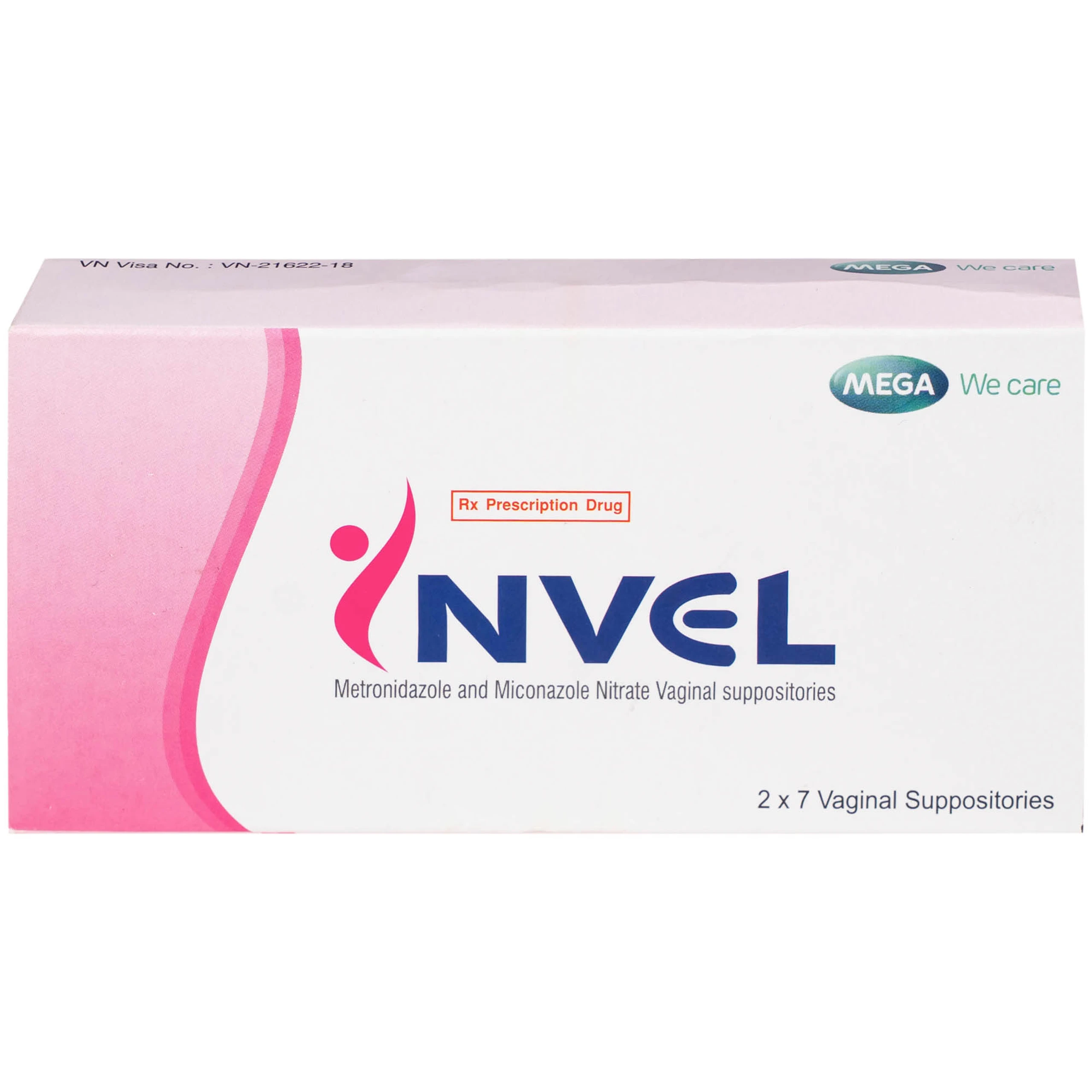 Thuốc Invel Mega Bliss GVS Pharma điều trị viêm âm đạo do nấm, vi khuẩn hoặc trichomonas (2 vỉ x 7 viên)