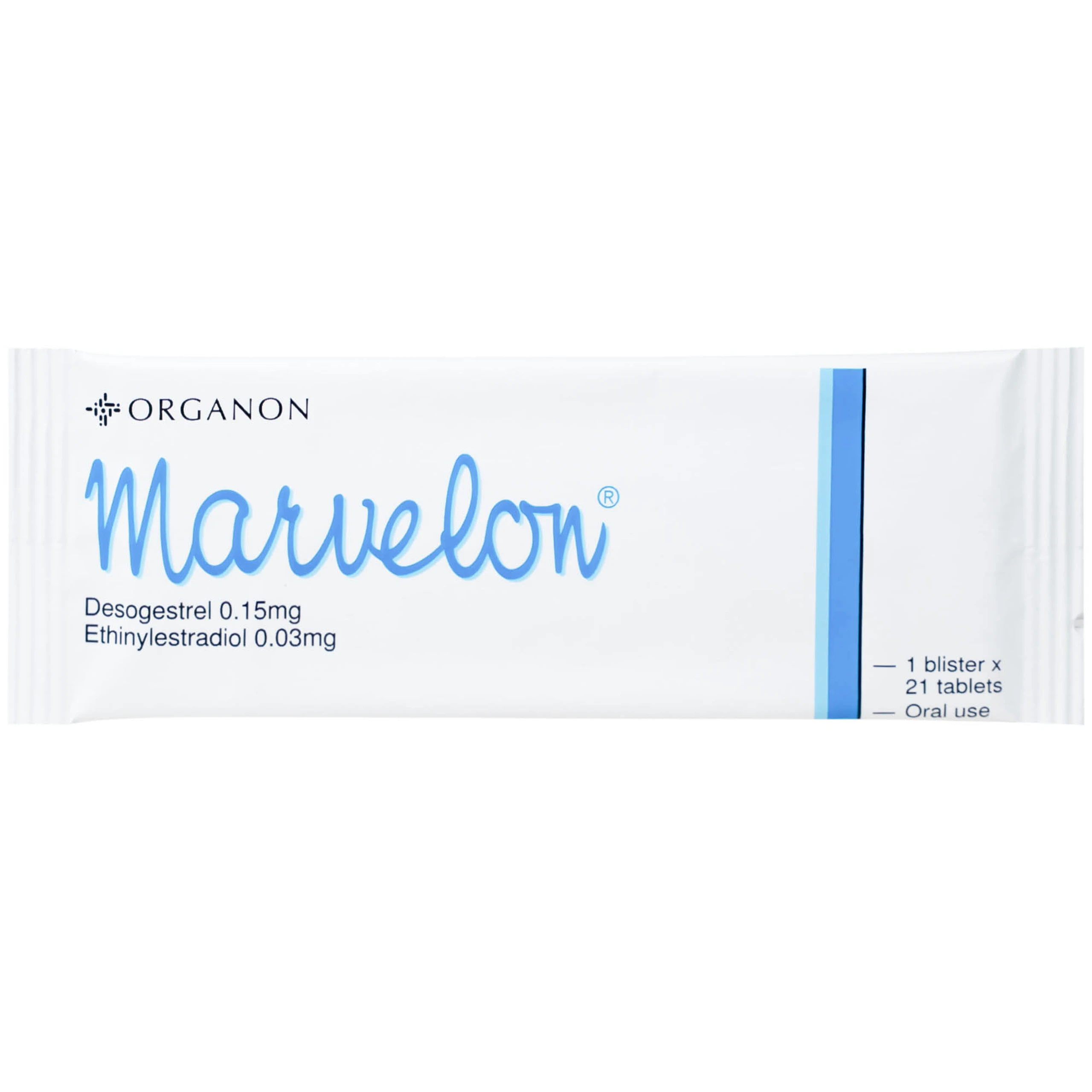 Thuốc tránh thai Marvelon Organon (3 vỉ x 21 viên)