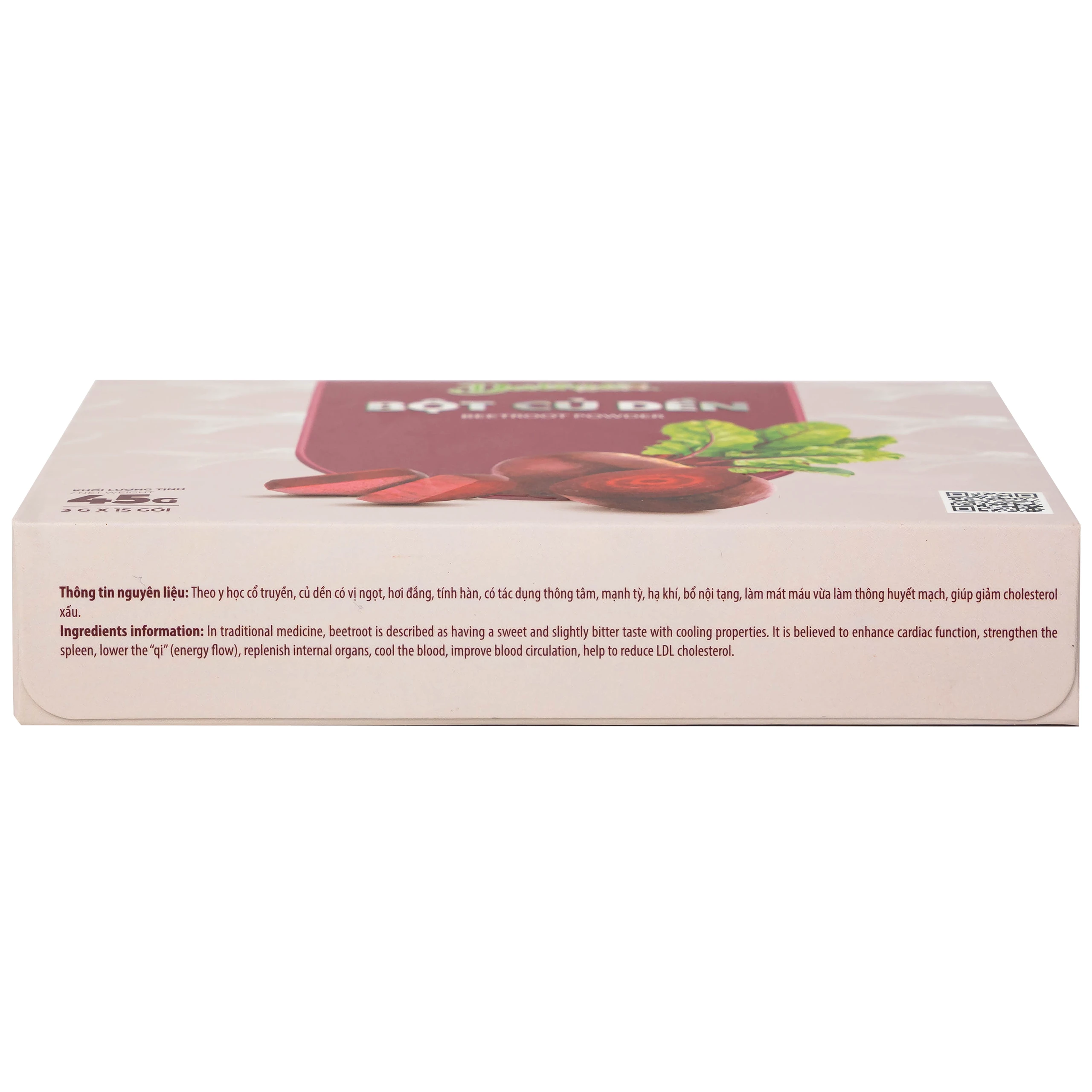 Bột củ dền nguyên chất Datino (15 gói x 3g)