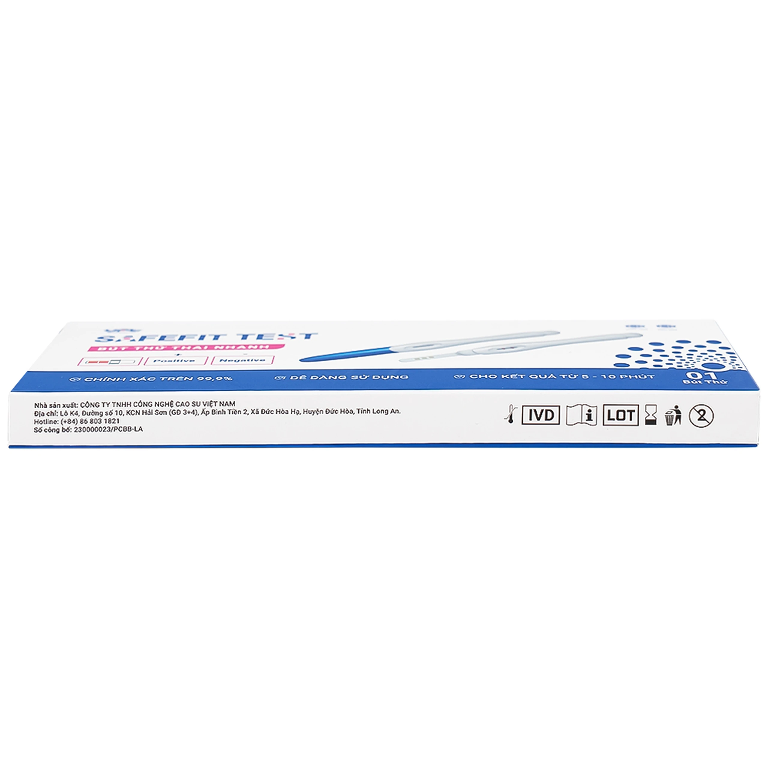 Que thử thai Safefit Test dạng bút giúp phát hiện sớm thai kỳ sau 7-10 ngày thụ thai