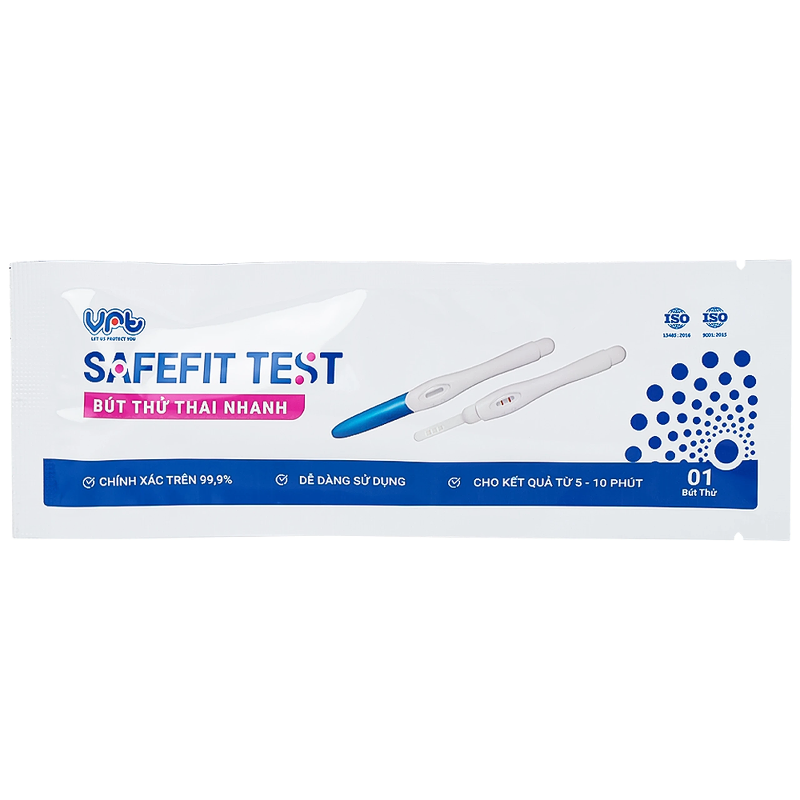 Que thử thai Safefit Test dạng bút giúp phát hiện sớm thai kỳ sau 7-10 ngày thụ thai
