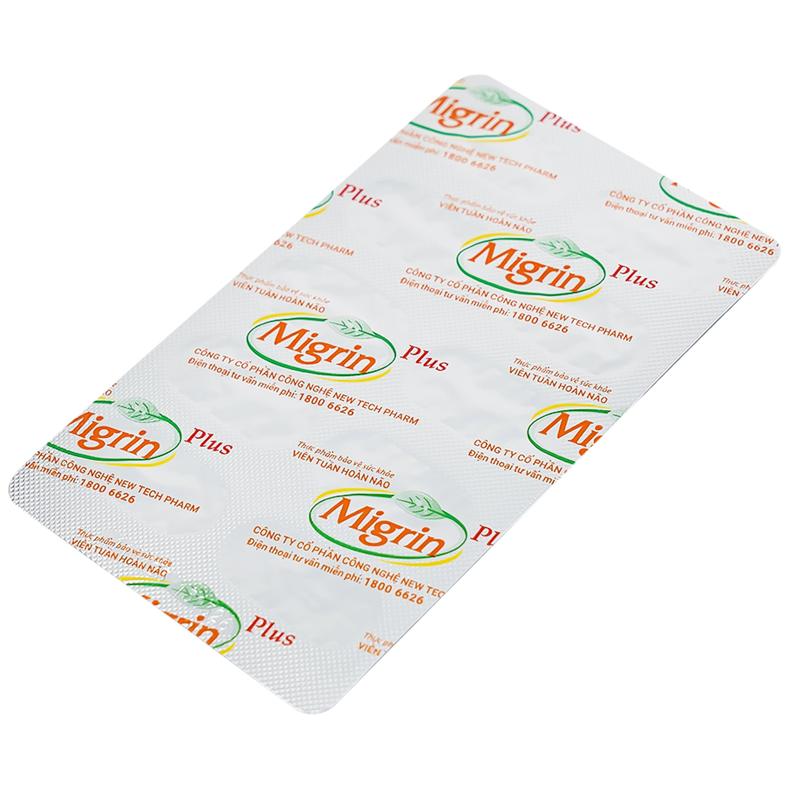 Viên hỗ trợ hoạt huyết Migrin Plus CVI (6 vỉ x 10 viên)