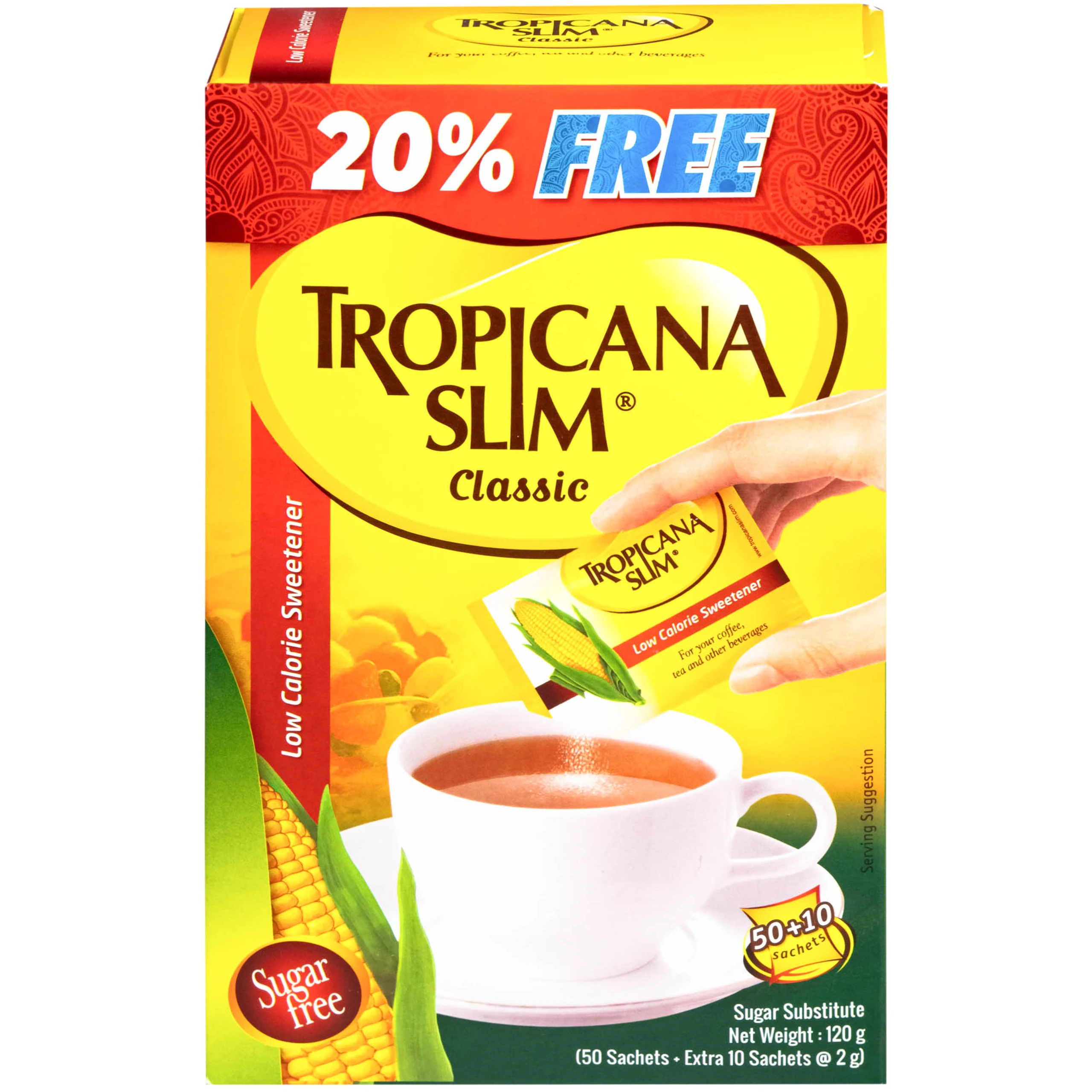 Đường Ăn Kiêng Tropicana Slim Classic (50 gói x 2g)