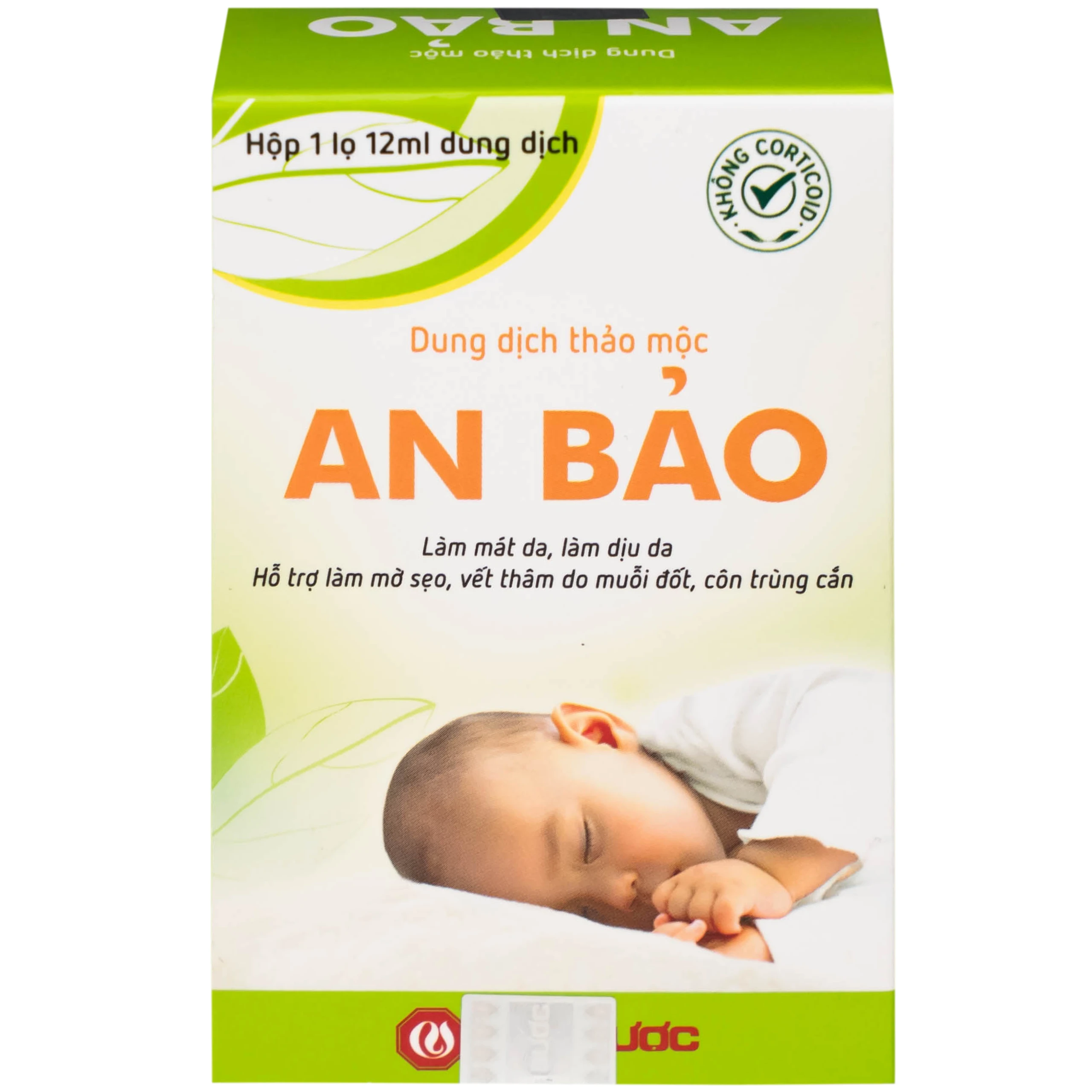 Gel bôi da An Bảo Nam Dược giảm ngứa, dịu nhẹ cho bé (12ml)