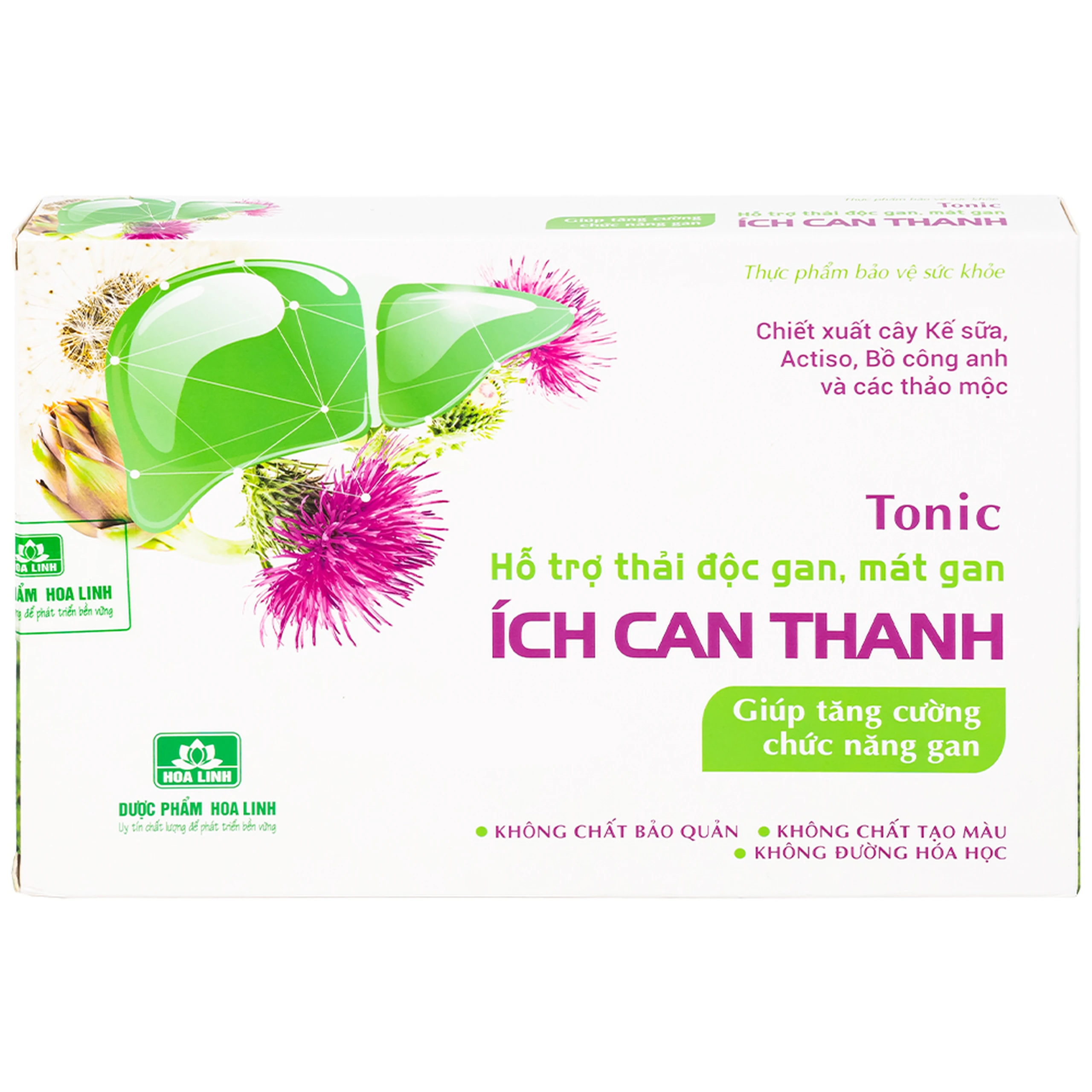 Siro hỗ trợ thải độc gan tăng cường chức năng gan Ích Can Thanh (6 lọ x 10ml)