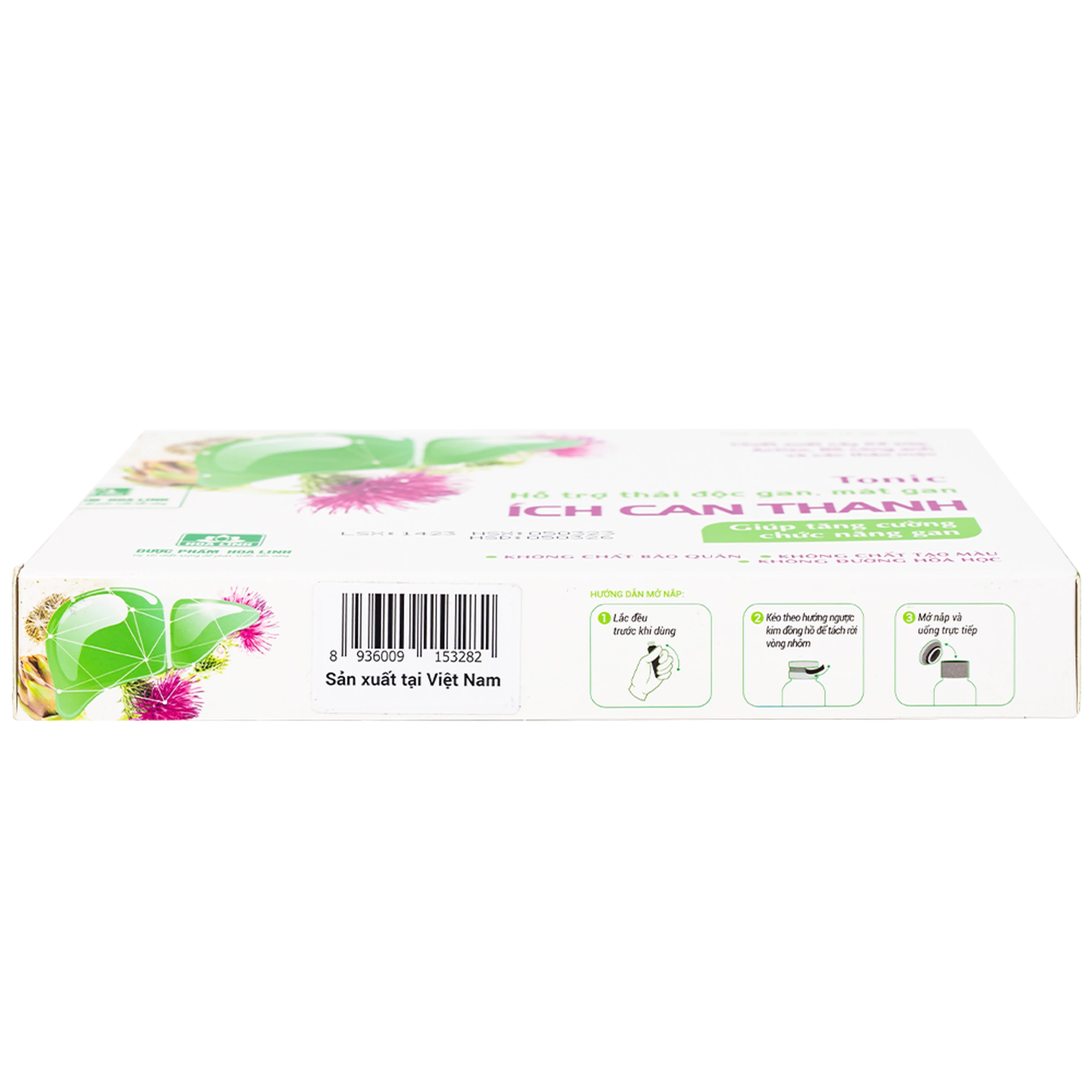 Siro hỗ trợ thải độc gan tăng cường chức năng gan Ích Can Thanh (6 lọ x 10ml)