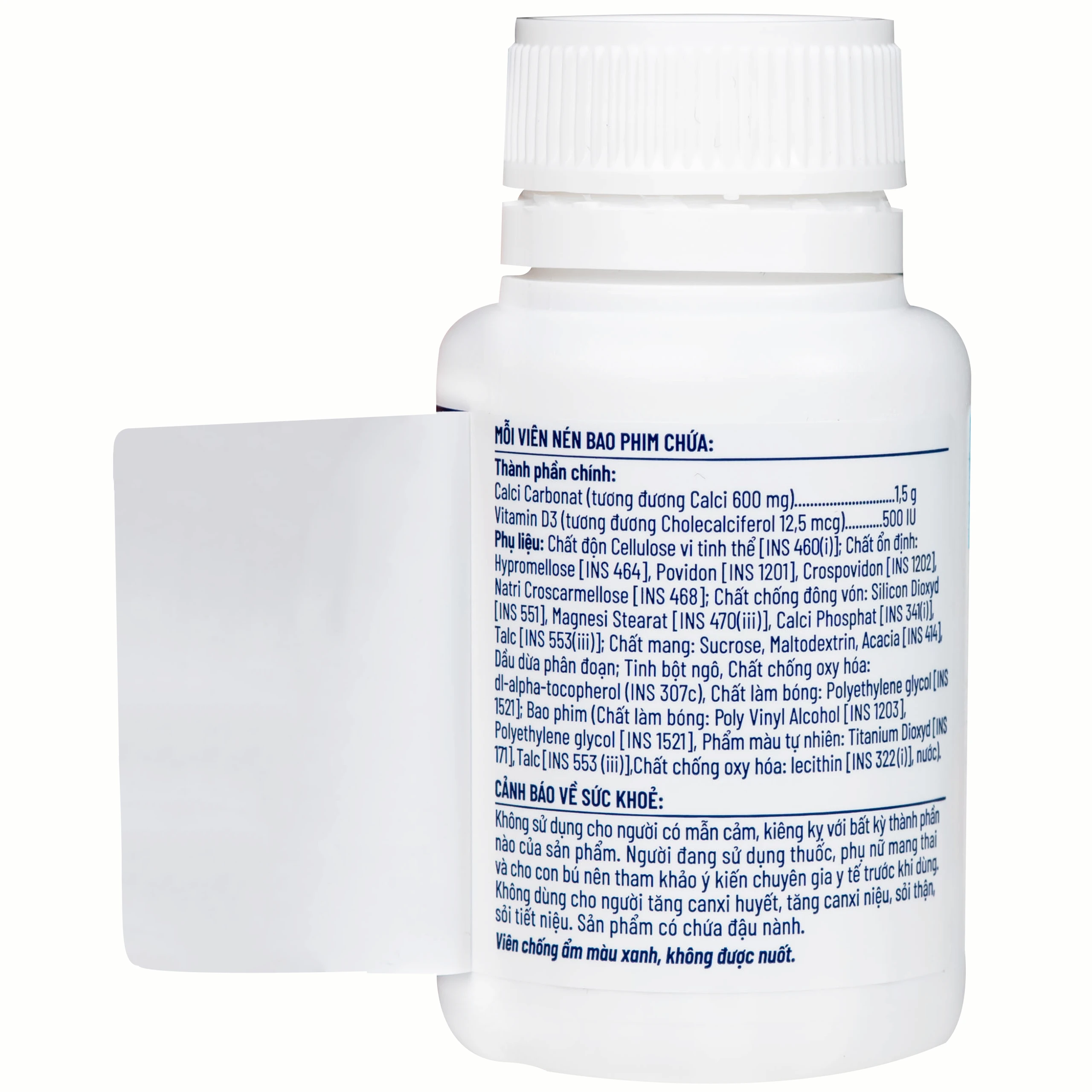 Viên uống Ostelin Calcium & Vitamin D3 Sanofi giúp tăng hấp thụ canxi, duy trì xương và răng chắc khỏe (60 viên)