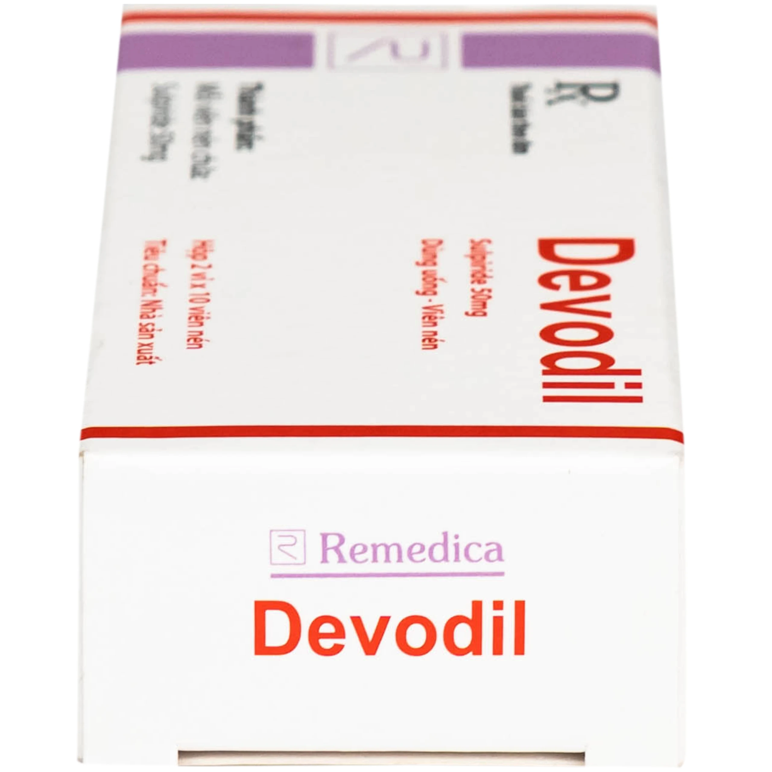 Thuốc Devodil Remedica điều trị ngắn hạn chứng lo âu, rối loạn hành vi nghiêm trọng (2 vỉ x 10 viên)